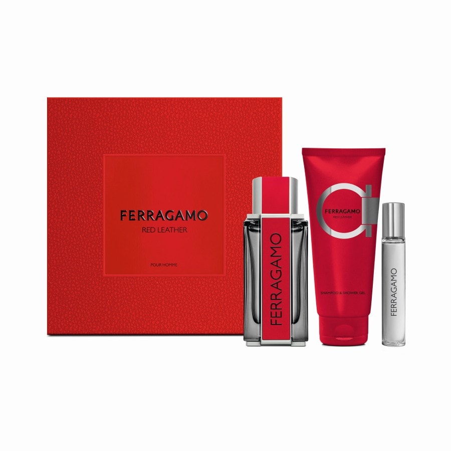 Ferragamo Red Leather Eau de Parfum Gift Set