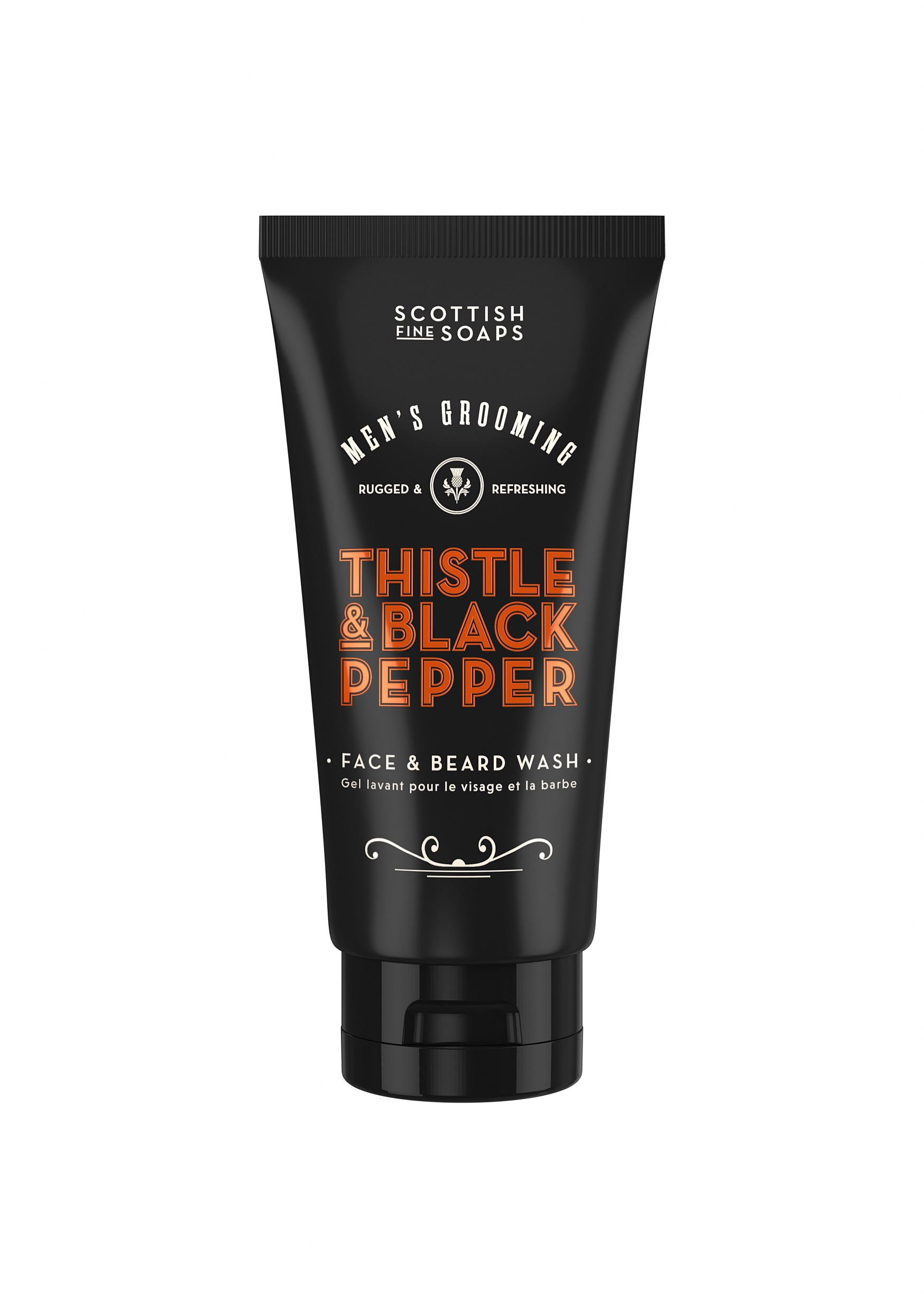 Men's Grooming Thistle & Black Pepper Facial Wash