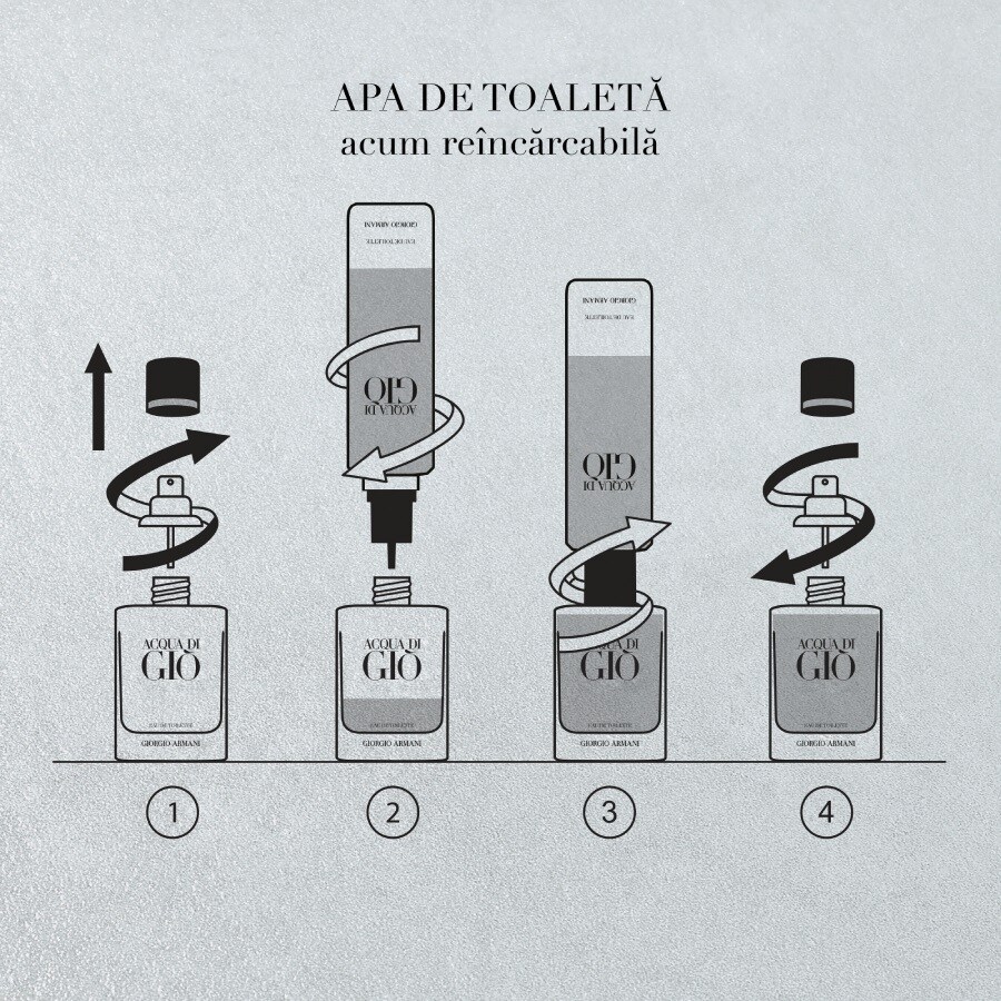 Acqua di Gio Eau de Toilette - Apa de toaleta reincarcabila barbati