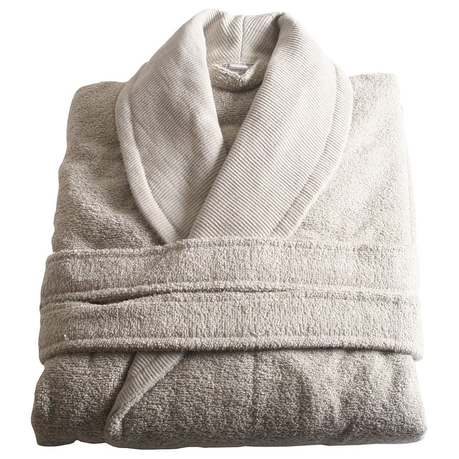Bathrobe Grey Size L 