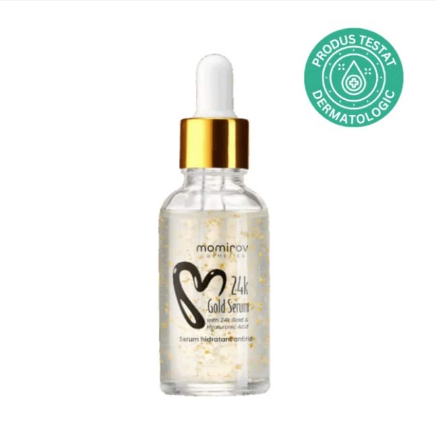 Ser facial cu aur 24k si acid hialuronic