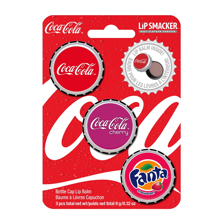 Coca Cola Bottle Cap Trio Lip Balm