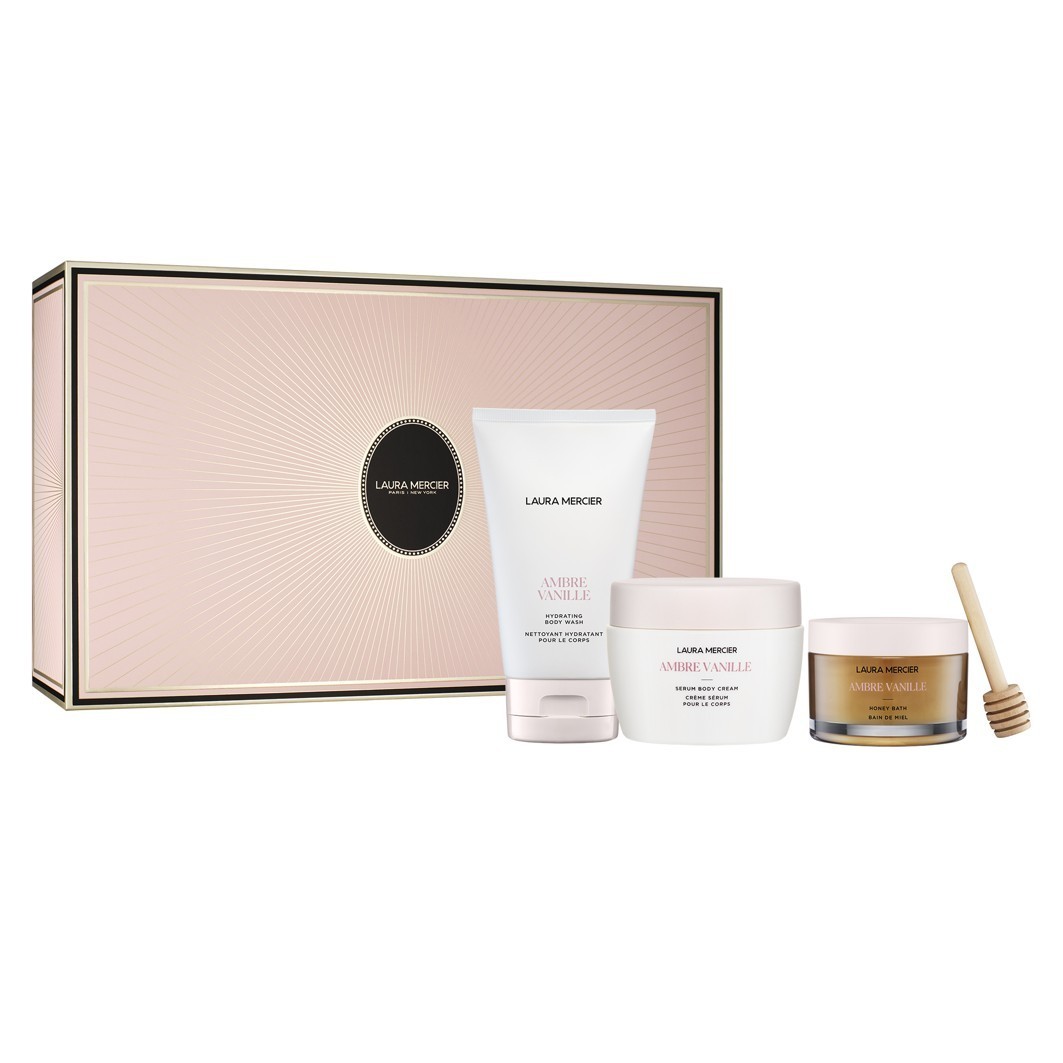 Set ingrijire corp pentru Laura Mercier Delicious & Decadent Ambre Vanille Collection Gift Set 1 buc.