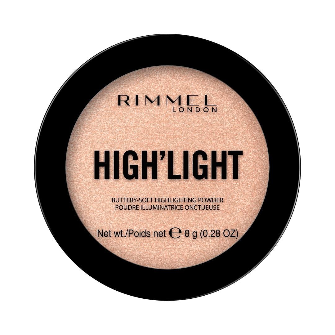 Iluminator pentru Rimmel London HighLight Powder 001 - Rose gold,
