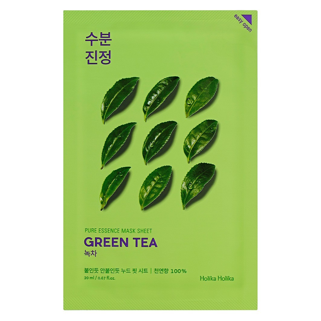 Masca hidratanta pentru Holika Holika Pure Essence Mask Sheet - Green Tea 23 ml