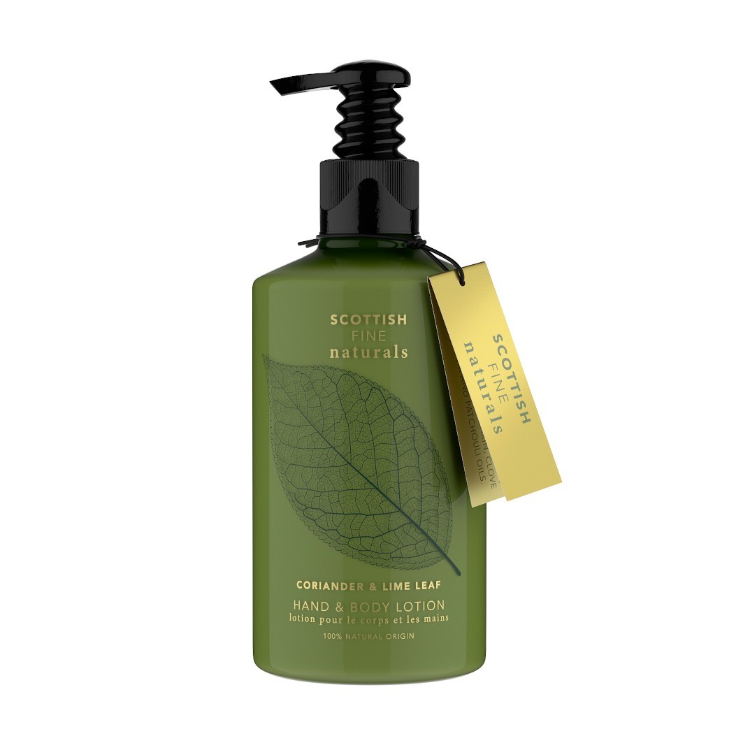 Lotiune pentru corp pentru Scottish Fine Soaps Naturals Coriander & Lime Coriander & Lime Leaf Hand And Body Lotion 300 ml