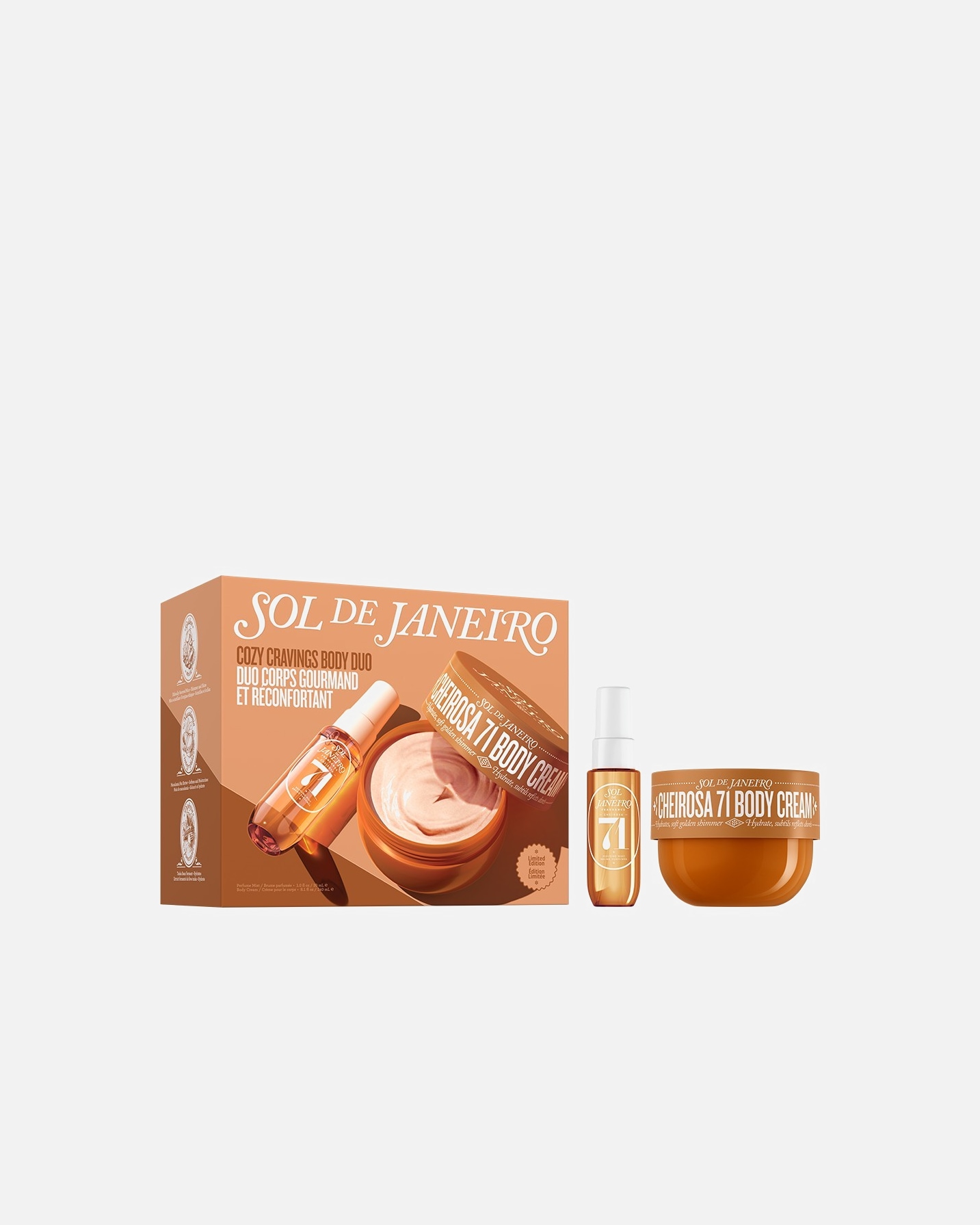Set ingrijire corp pentru Unisex Sol de Janeiro Brazilian Crush Brazilian Crush Cozy Cravings Gift Set 1 buc.