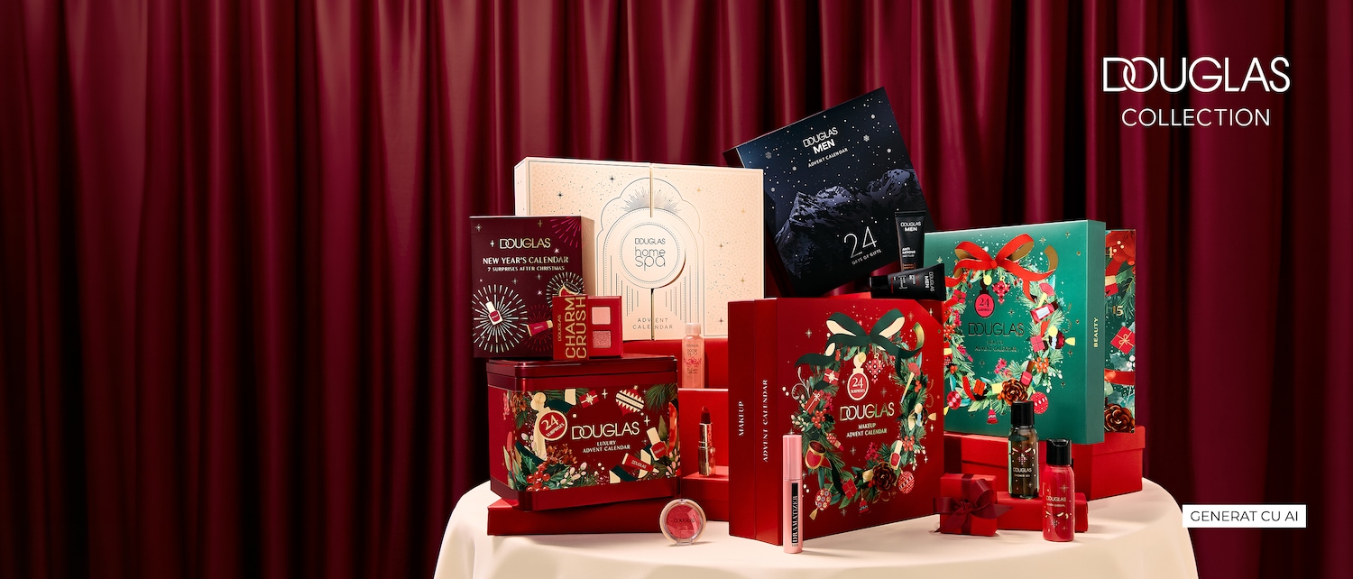 Descoperiți o gamă variată de calendare de Advent Douglas, inclusiv ediții pentru machiaj, îngrijire, bărbați și spa, perfecte pentru a aduce bucurie în perioada sărbătorilor.