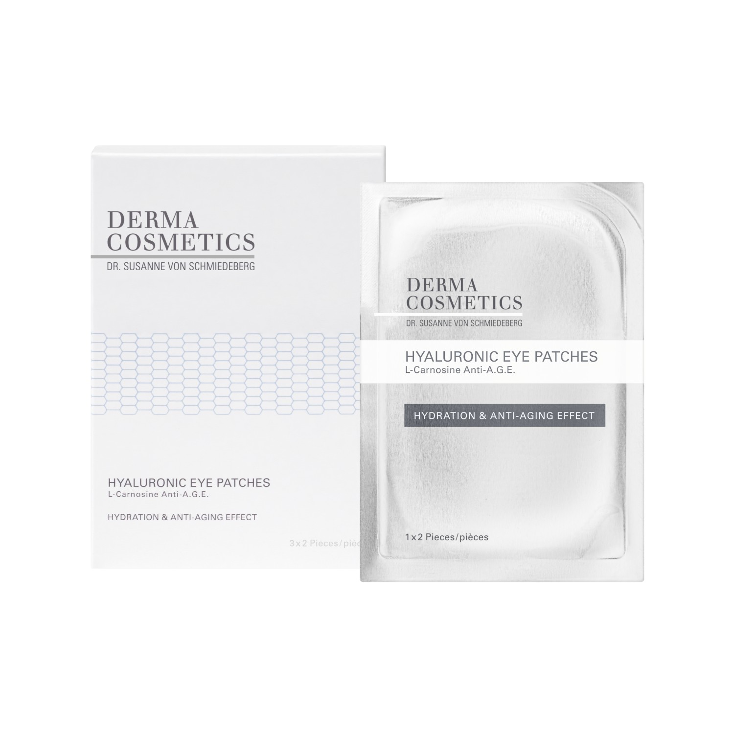 Patch-uri ochi pentru Dr. Susanne von Schmiedeberg L-Carnosine L-Carnosine Anti-A.G.E. Hyaluronic Eye Patches 1 buc.