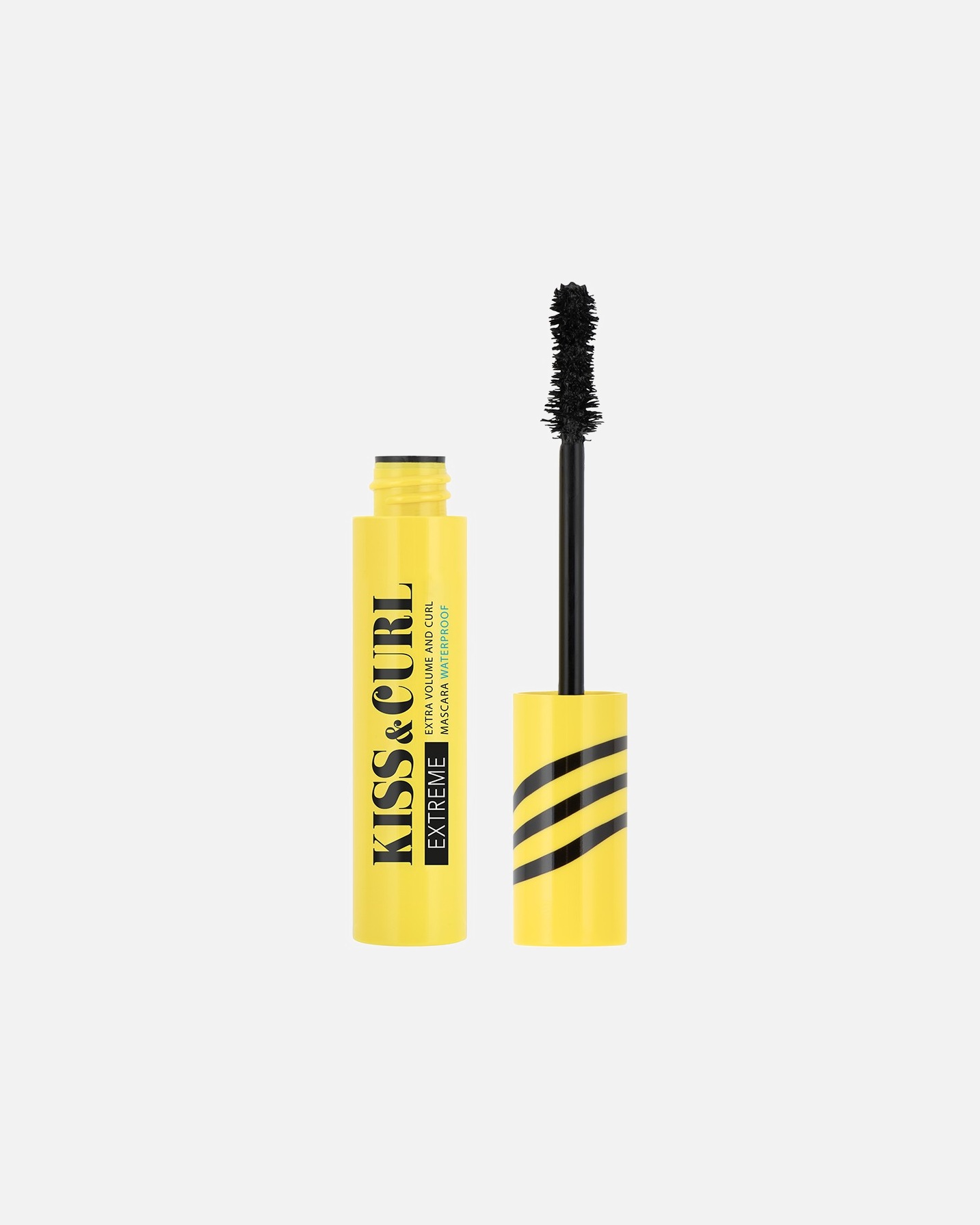 Mascara pentru Unisex Douglas Collection Make-Up Kiss & Curl Extreme Black BLACK WATERPROOF