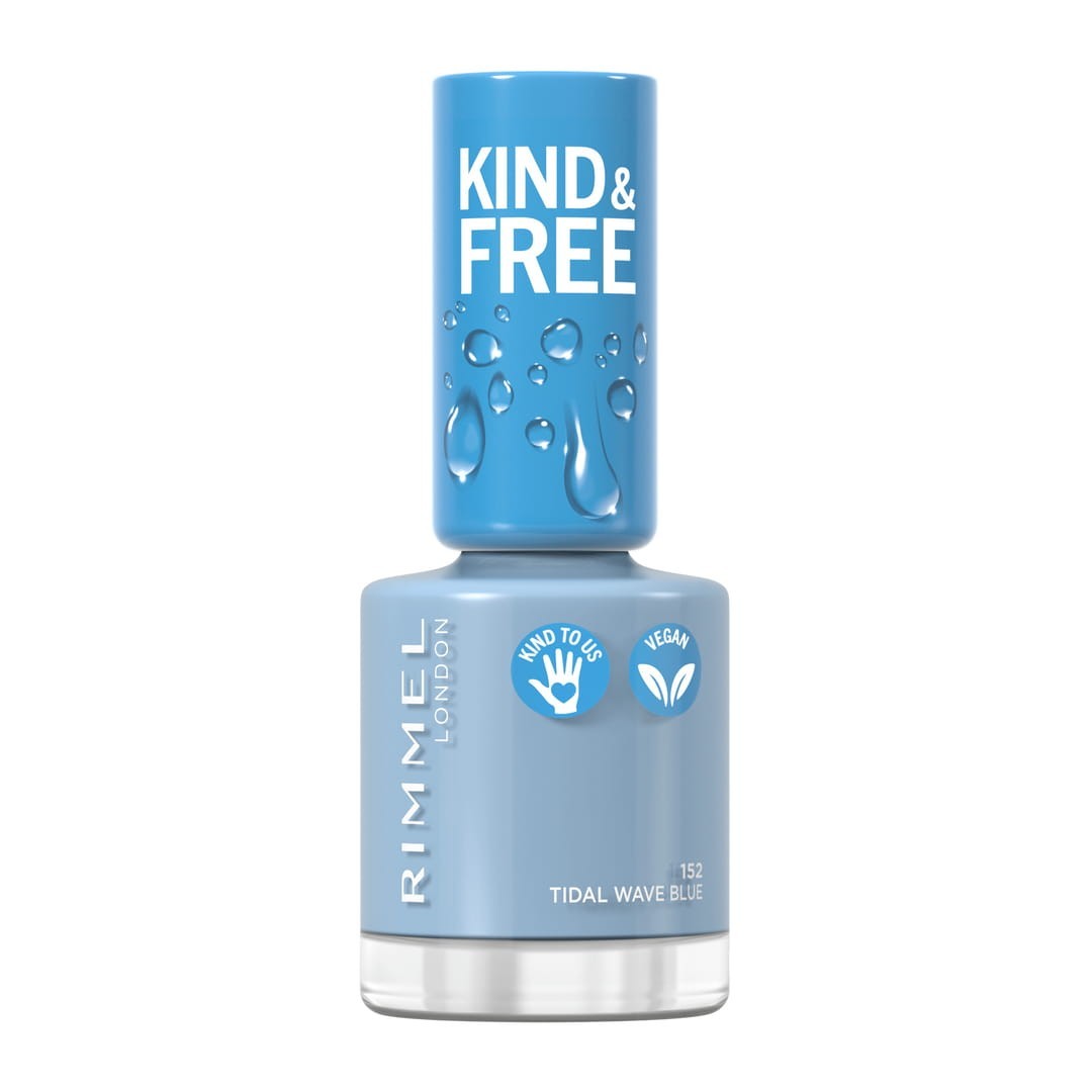 Lac de unghii pentru Rimmel London Kind & Free Top Coat 152 - Tidal wave blue
