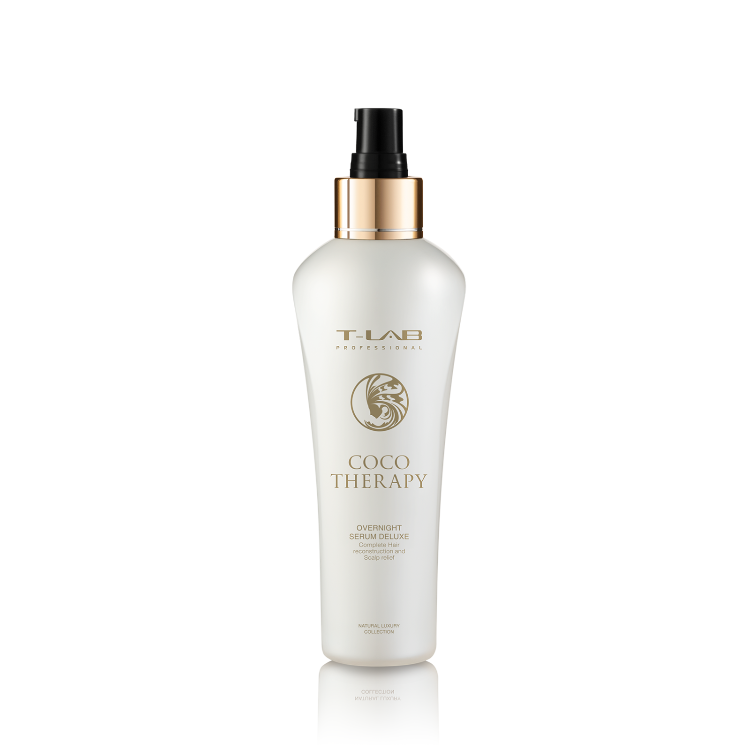 Ser pentru par pentru T-LAB PROFESSIONAL Coco Therapy Coco Therapy Overnight Seum Deluxe 150 ml