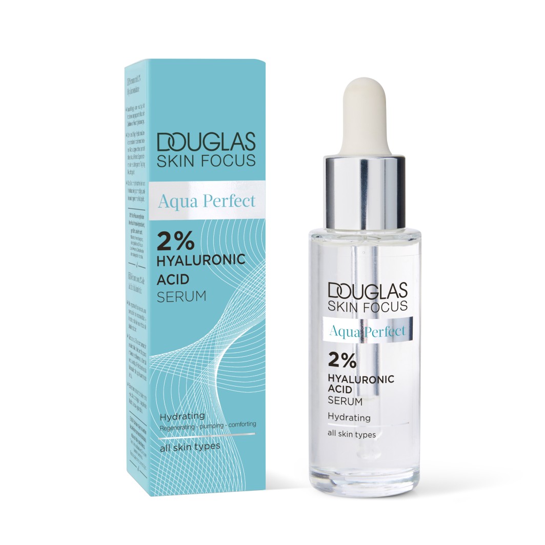 Ser hidratant pentru Douglas Collection Skin Focus Aqua Perfect Hydrating Serum 2% Hyaluronic Acid 30 ml