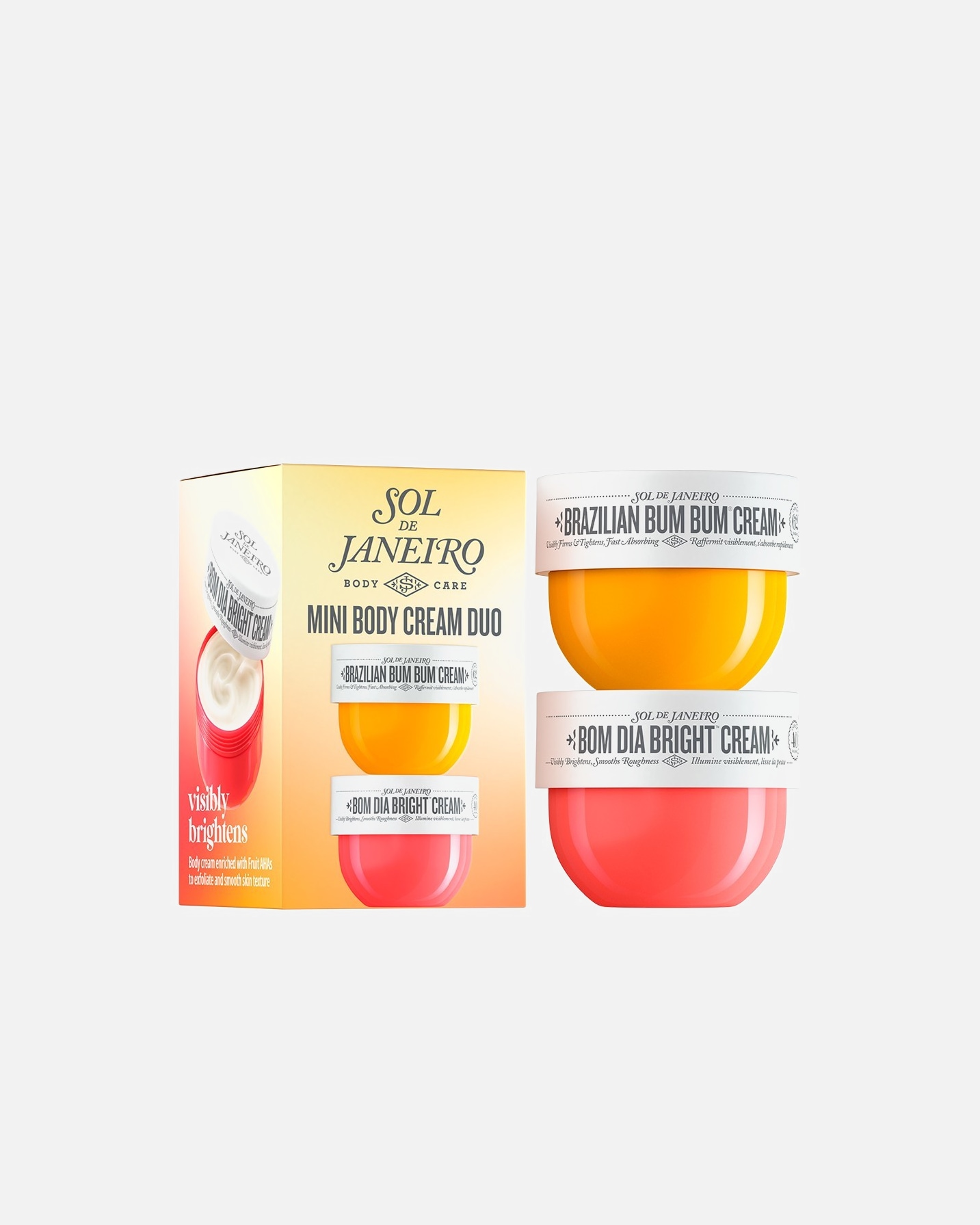 Set ingrijire corp pentru Unisex Sol de Janeiro Mini Body Cream Duo 1 buc