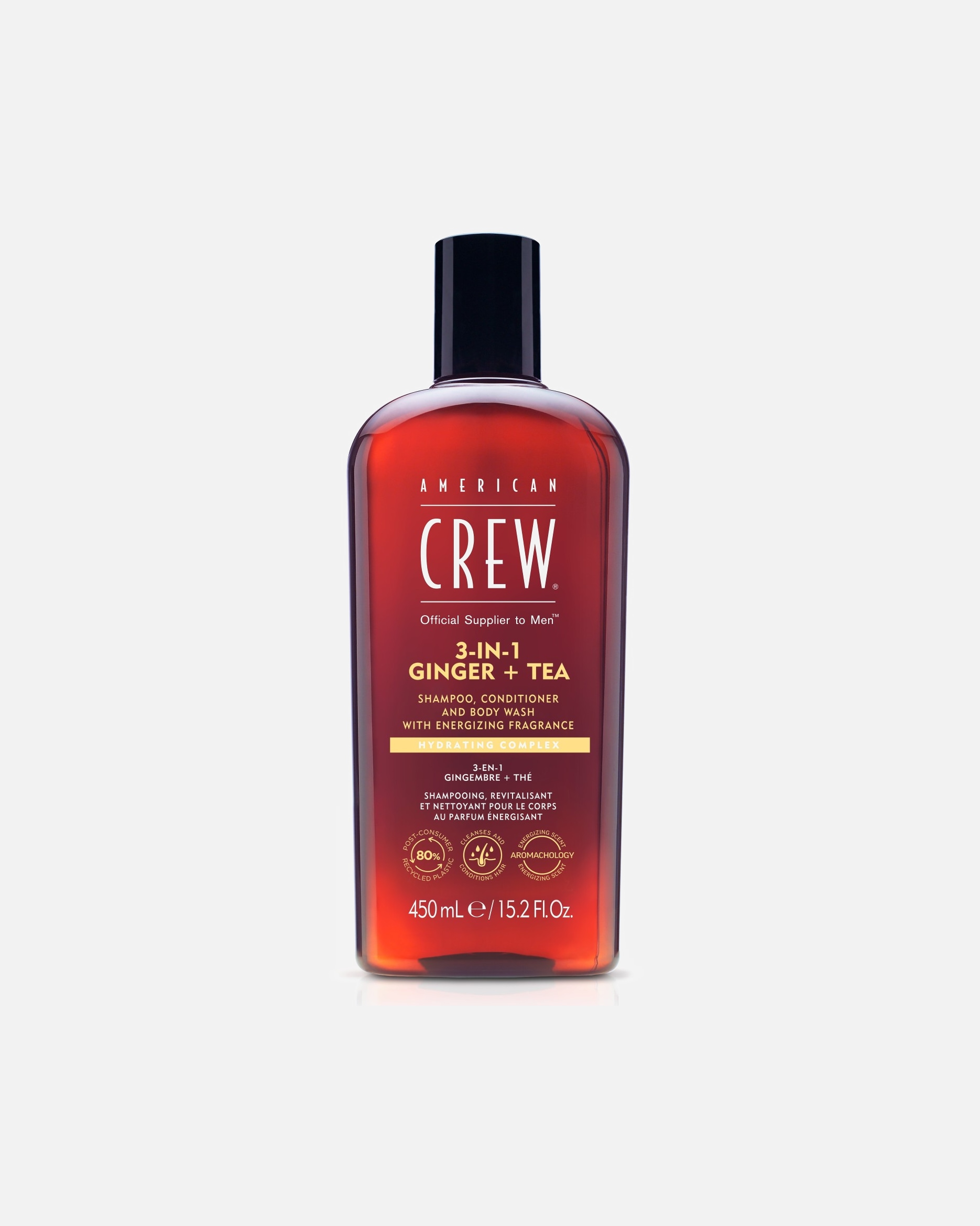 Sampon pentru Bărbați American Crew 3In1 Ginger & Tea 450 ml