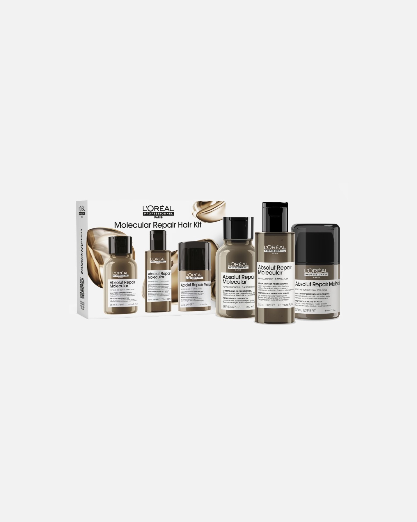 Set ingrijire par pentru Femei L´Oréal Professionnel Paris Serie Expert Absolut Repair Molecular Molecular Repair Hair Kit 1 buc.