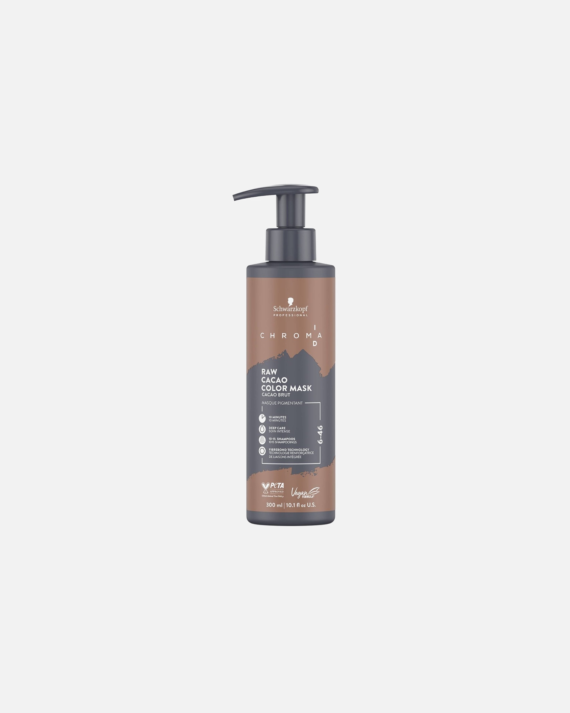 Vopsea nuantatoare par pentru Unisex Schwarzkopf Professional Chroma ID Bonding Color Mask 6-46 300 ml