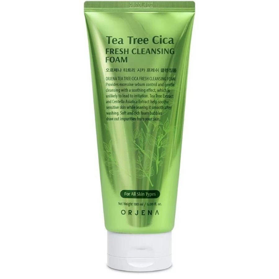 Spuma de curatare pentru Orjena Tea Tree Cica Fresh Cleansing Foam 180 ml