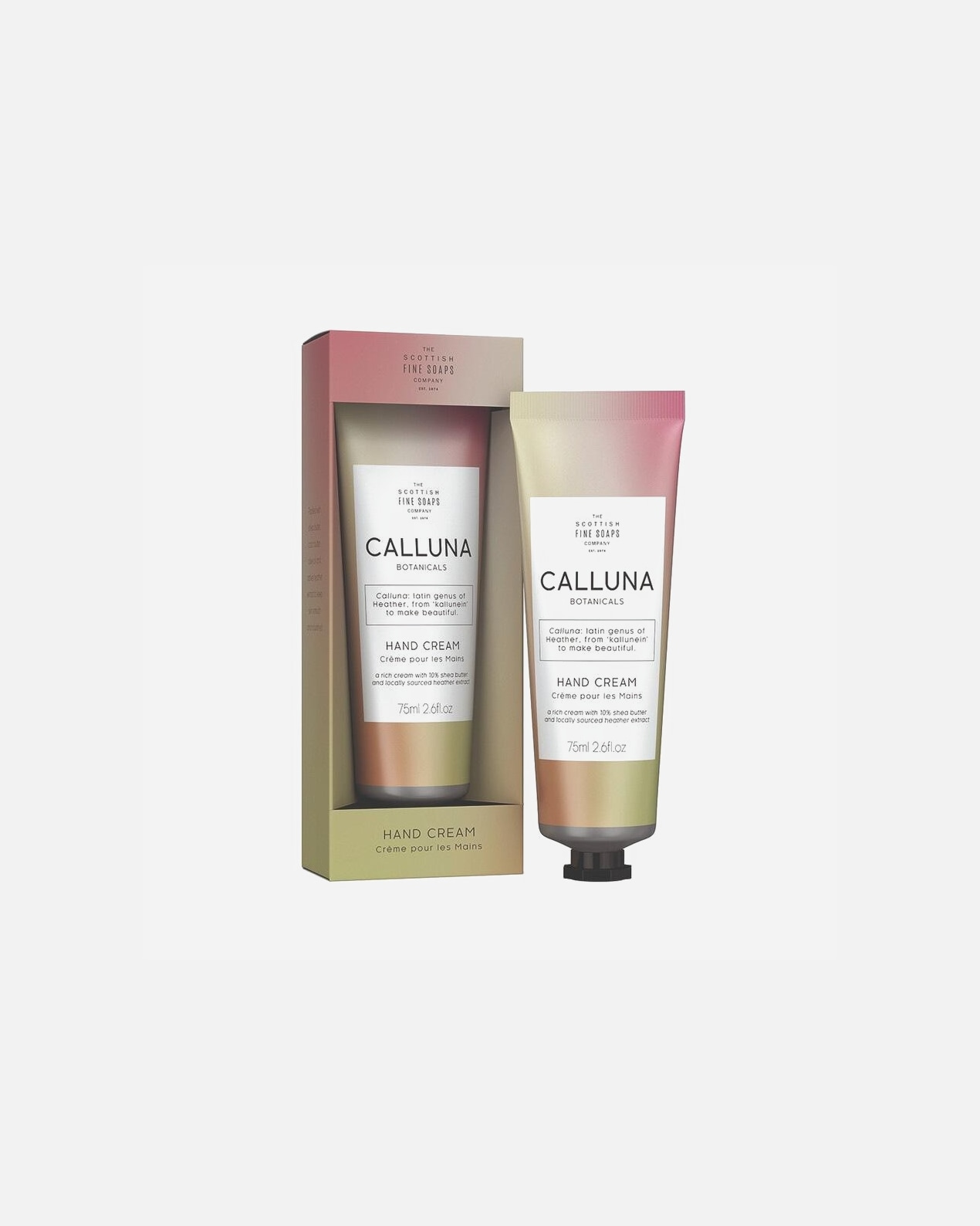 Crema de maini pentru Unisex Scottish Fine Soaps Calluna Botanical Hand Cream 75 ml