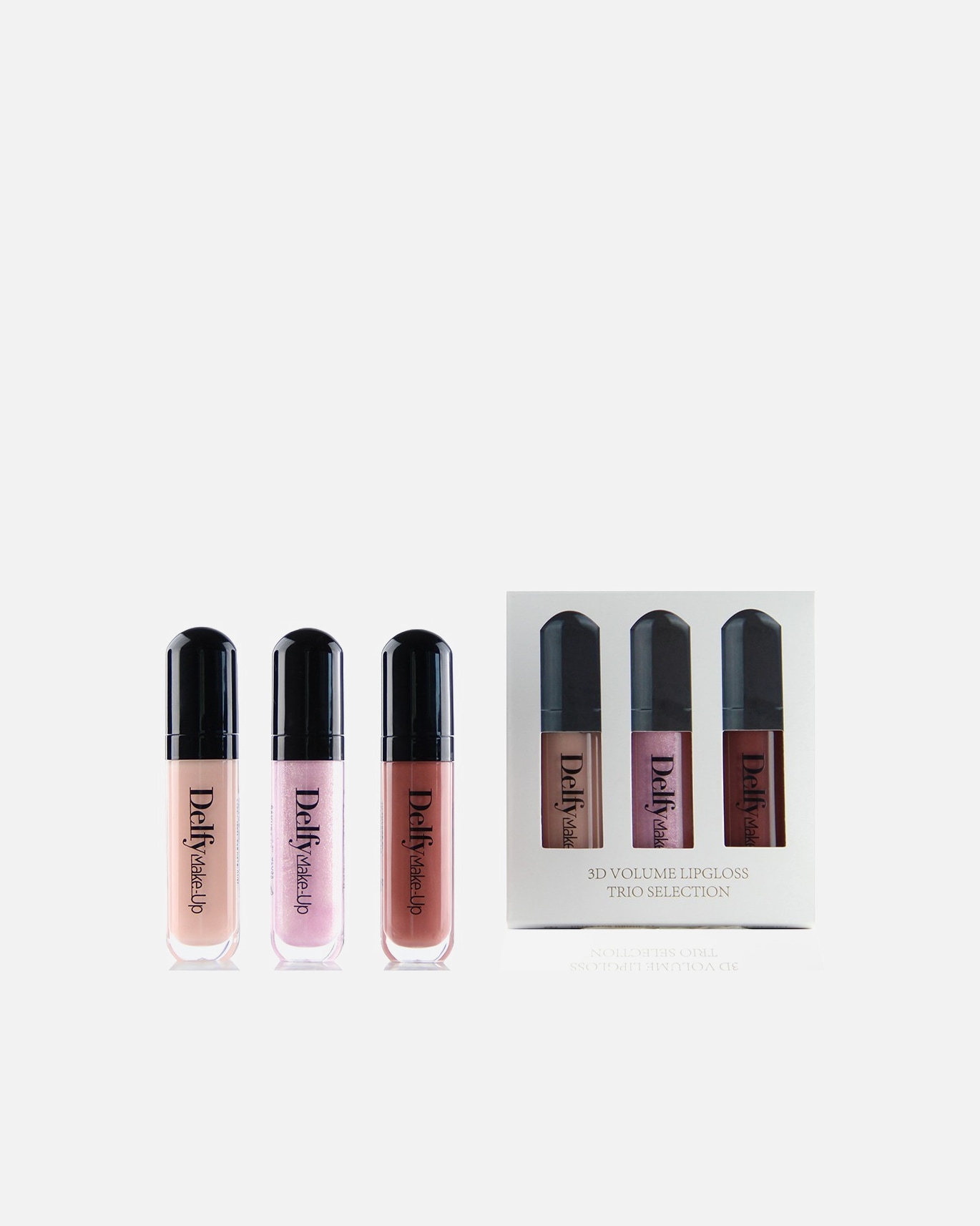 Set machiaj buze pentru Unisex Delfy Cosmetics 3D Volume Lip Gloss Gift Set 206 DG206