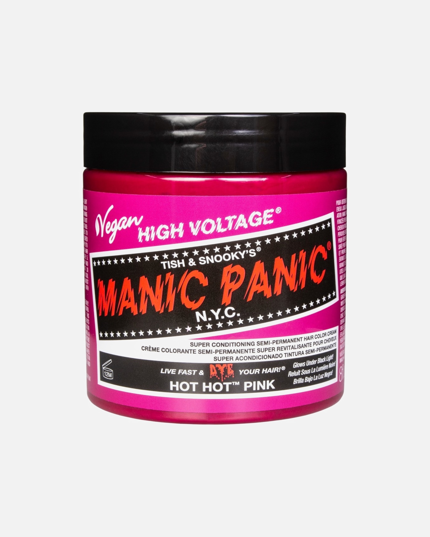 Vopsea nuantatoare par pentru Unisex High Voltage Classic Hot Hot Pink 237 ml