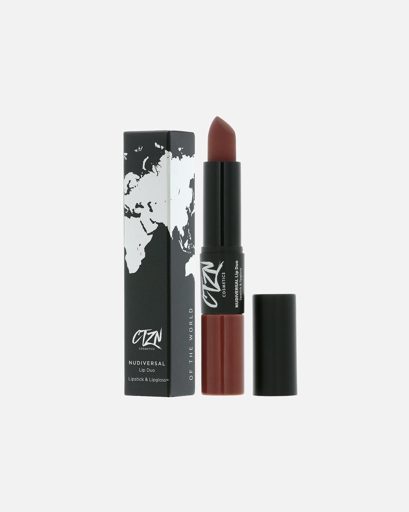 Gloss de buze pentru Unisex CTZN Cosmetics Nudiversal Lip Dup Lipstick & Lipgloss 19 Milano