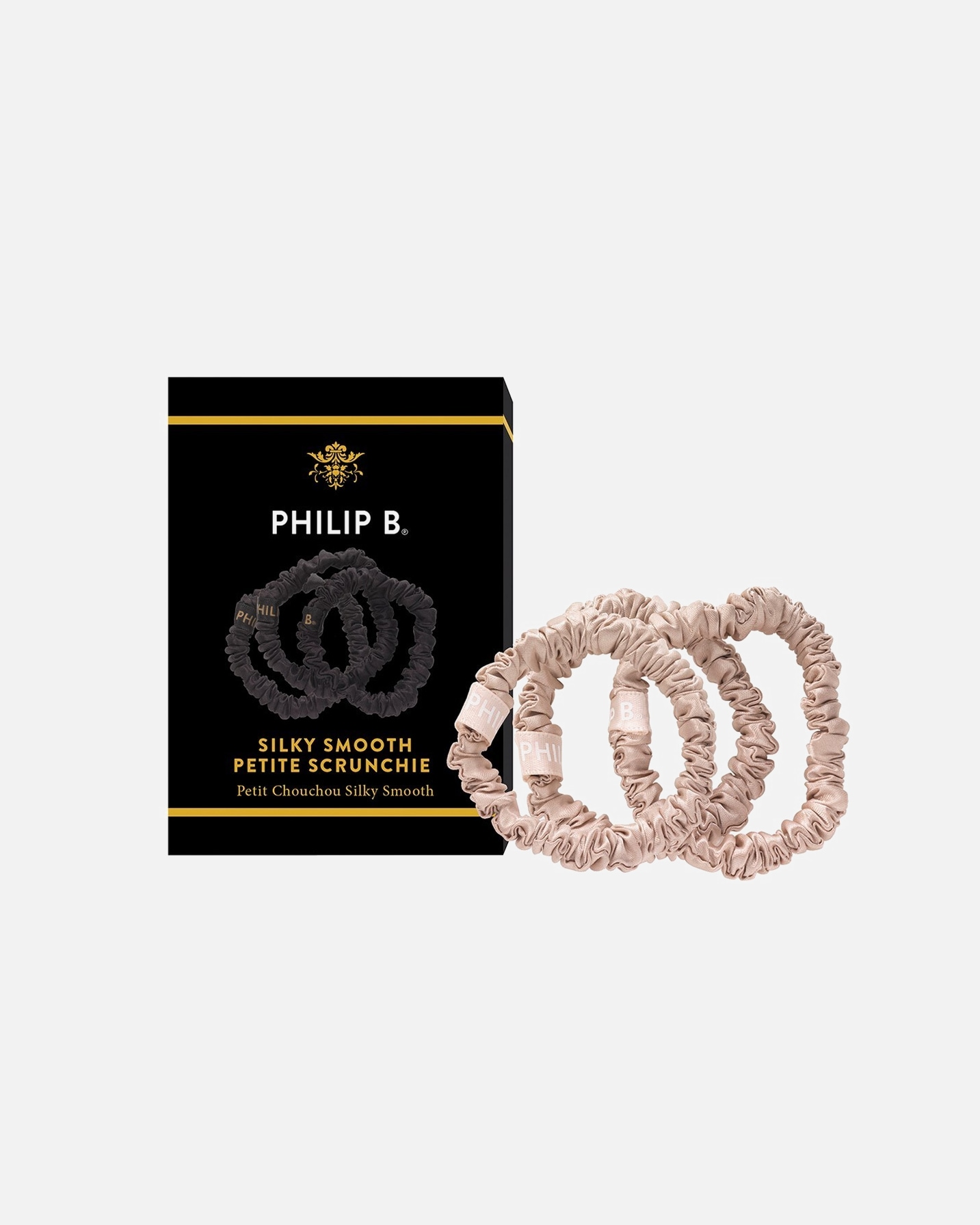 Accesorii pentru par pentru Unisex Philip B. Petite Champagne Scrunchie 1 Stk.
