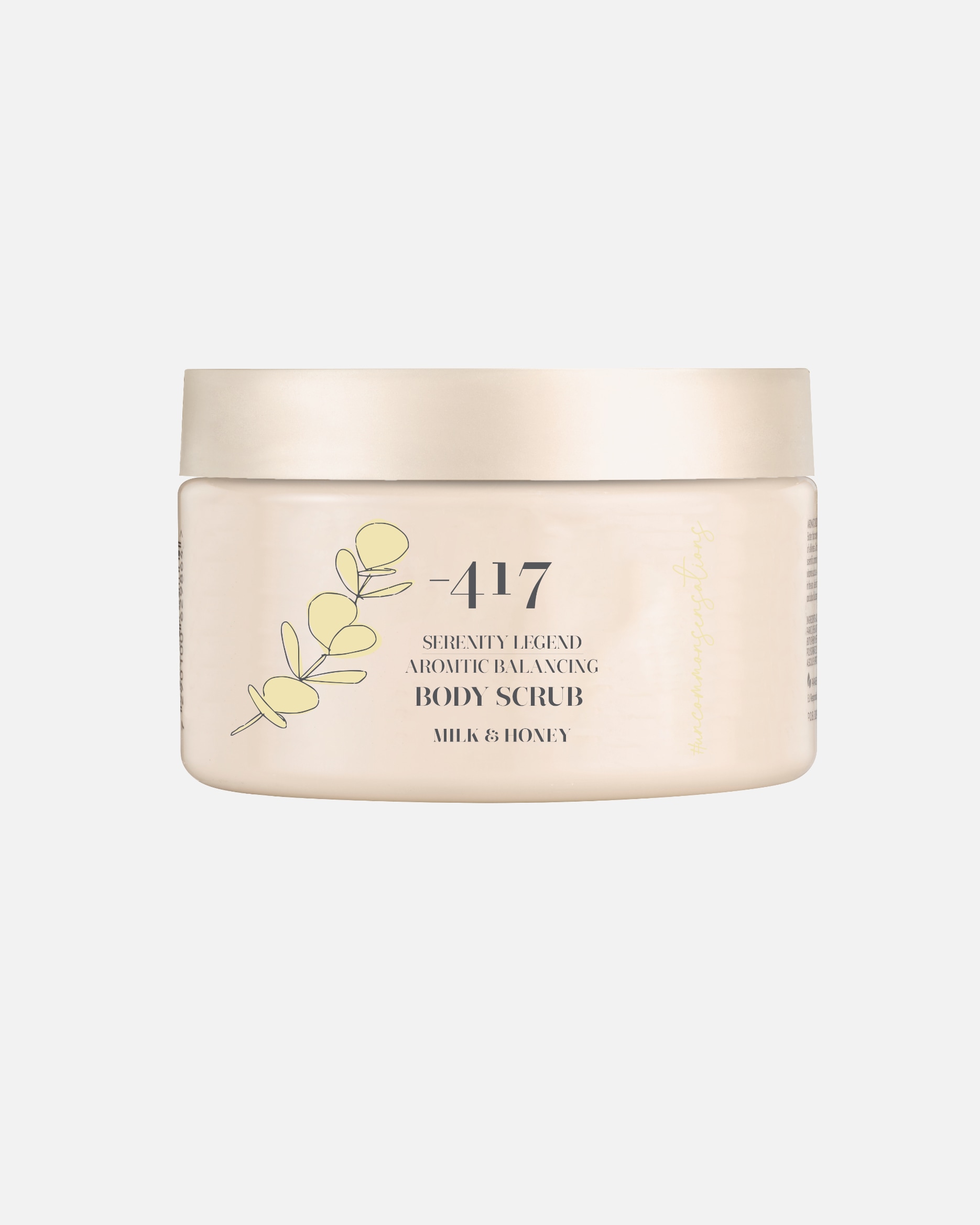 Peeling corporal pentru Unisex Serenity Legend Aromatic Balancing Milk & Honey 400 g