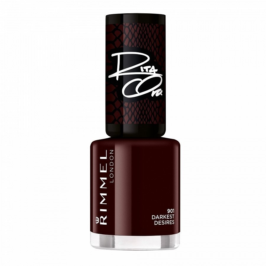 Lac de unghii pentru Rimmel London 60 Seconds Super Shine Nail 901 - Darkest Desires