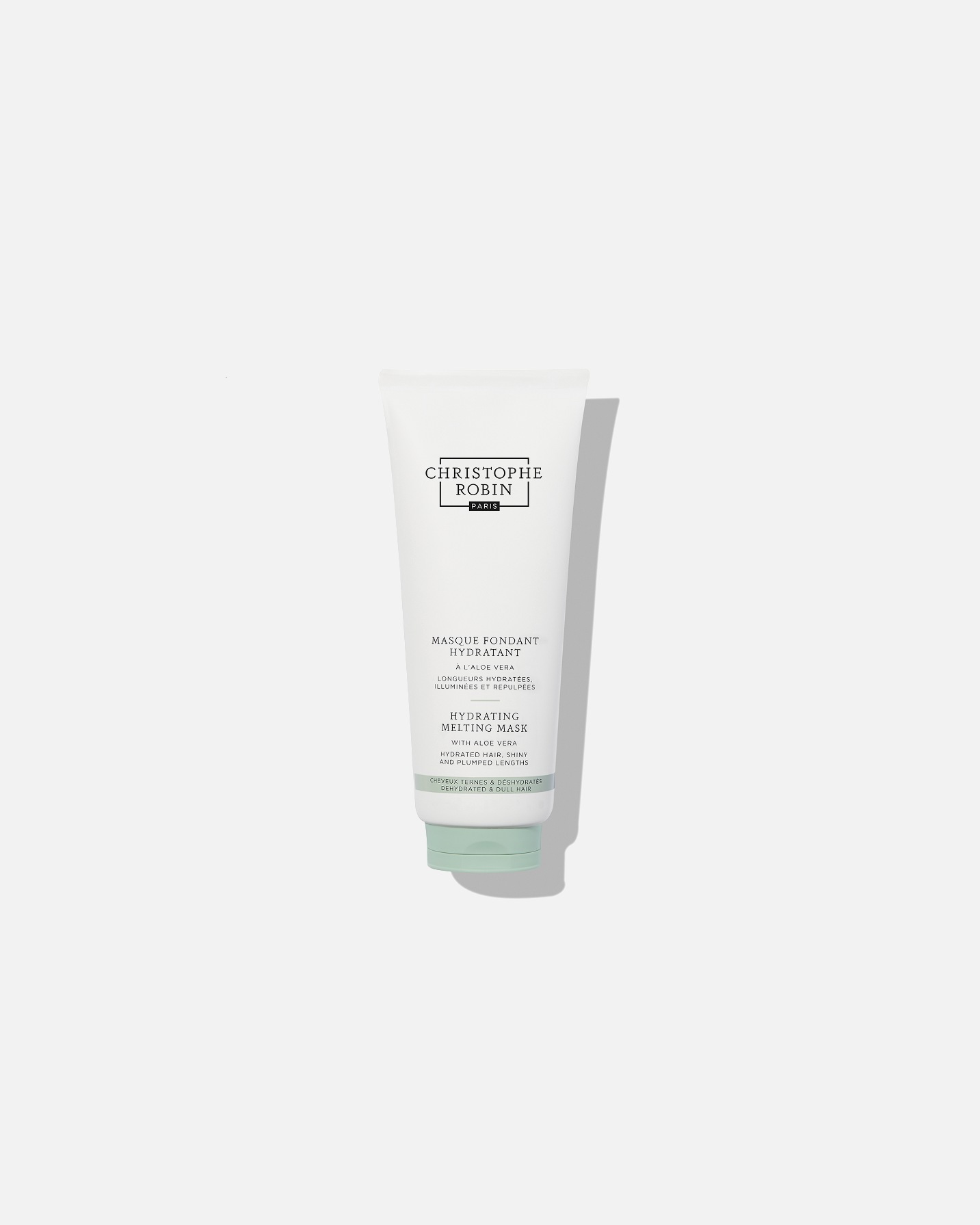 Tratament pentru par pentru Unisex Christophe Robin Hydrating Melting Mask With Aloe Vera 200 ml