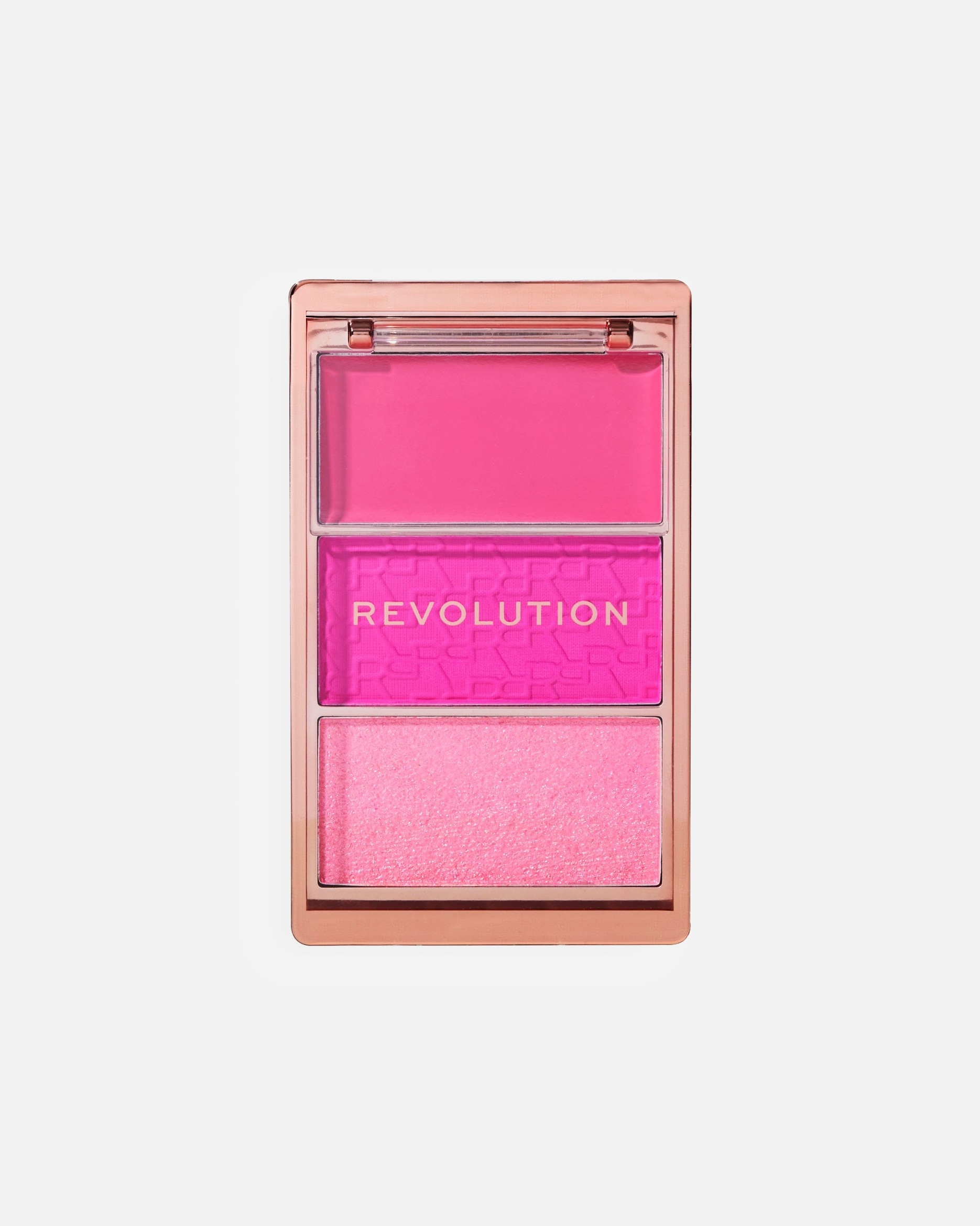 Bronzer pentru Femei REVOLUTION Blush Icon Palette HOT PINK FLAG
