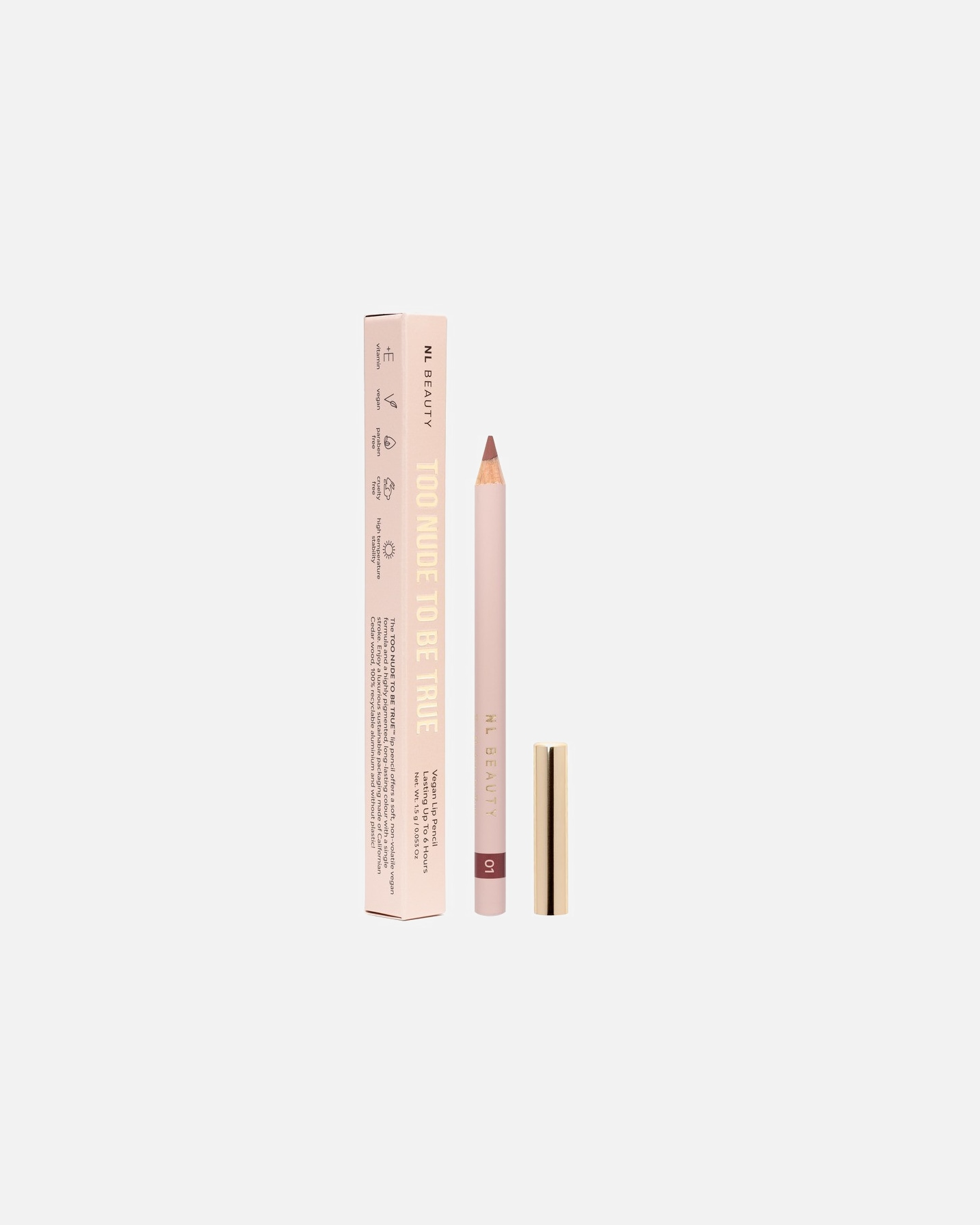 Creion contur buze pentru Unisex NL Beauty Too Nude To Be True 1 - THE ONE