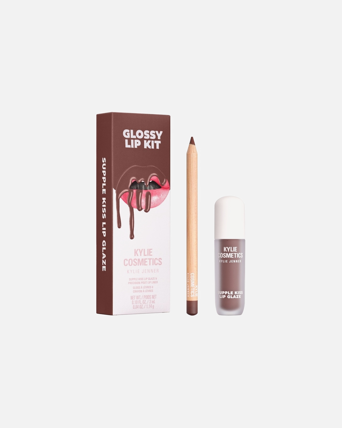Set machiaj buze pentru Femei KYLIE COSMETICS Glossy Lip Kit Espresso