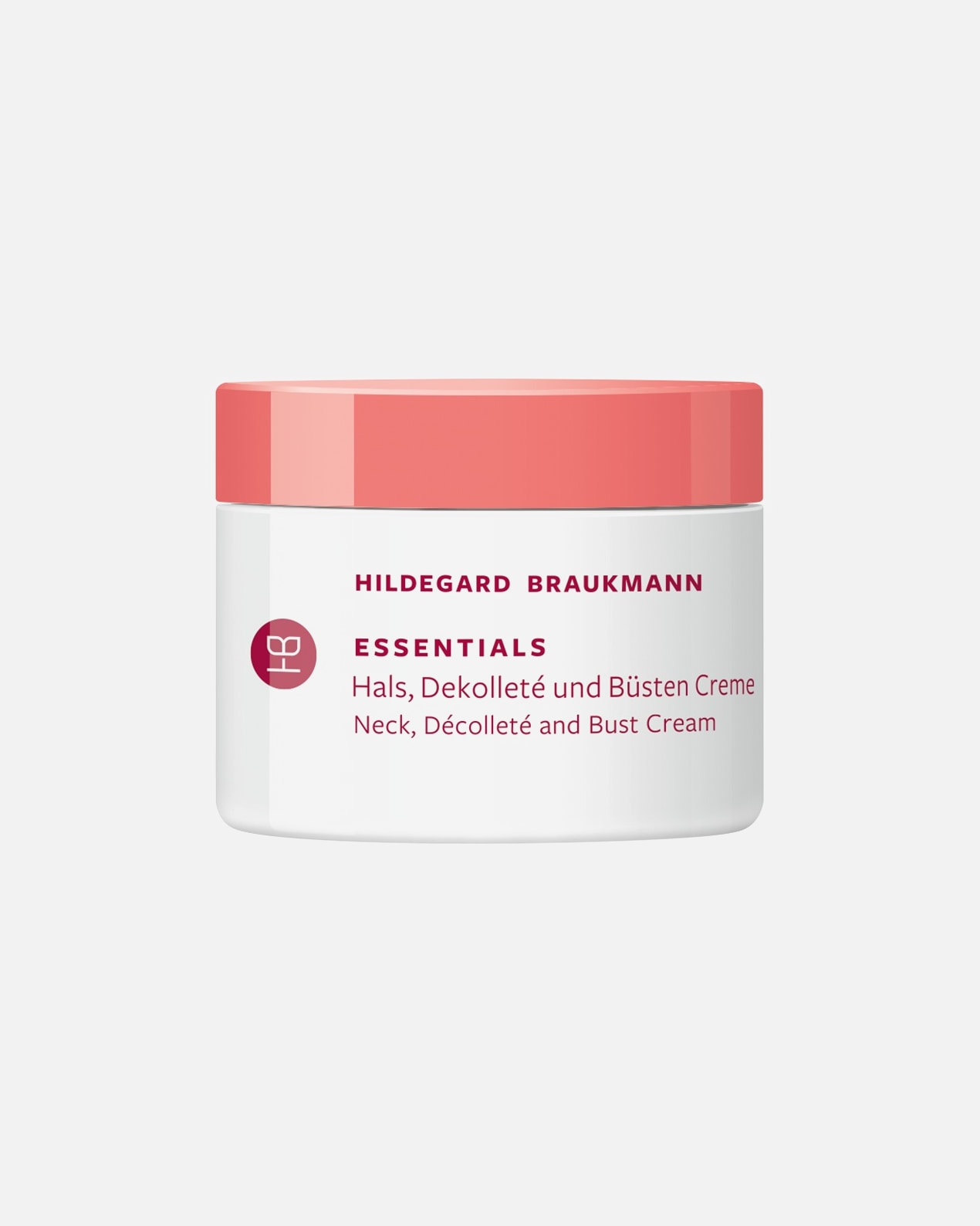 Crema de corp pentru Unisex HILDEGARD BRAUKMANN Essentials Cremă pentru gât, decolteu și sâni 50 ml