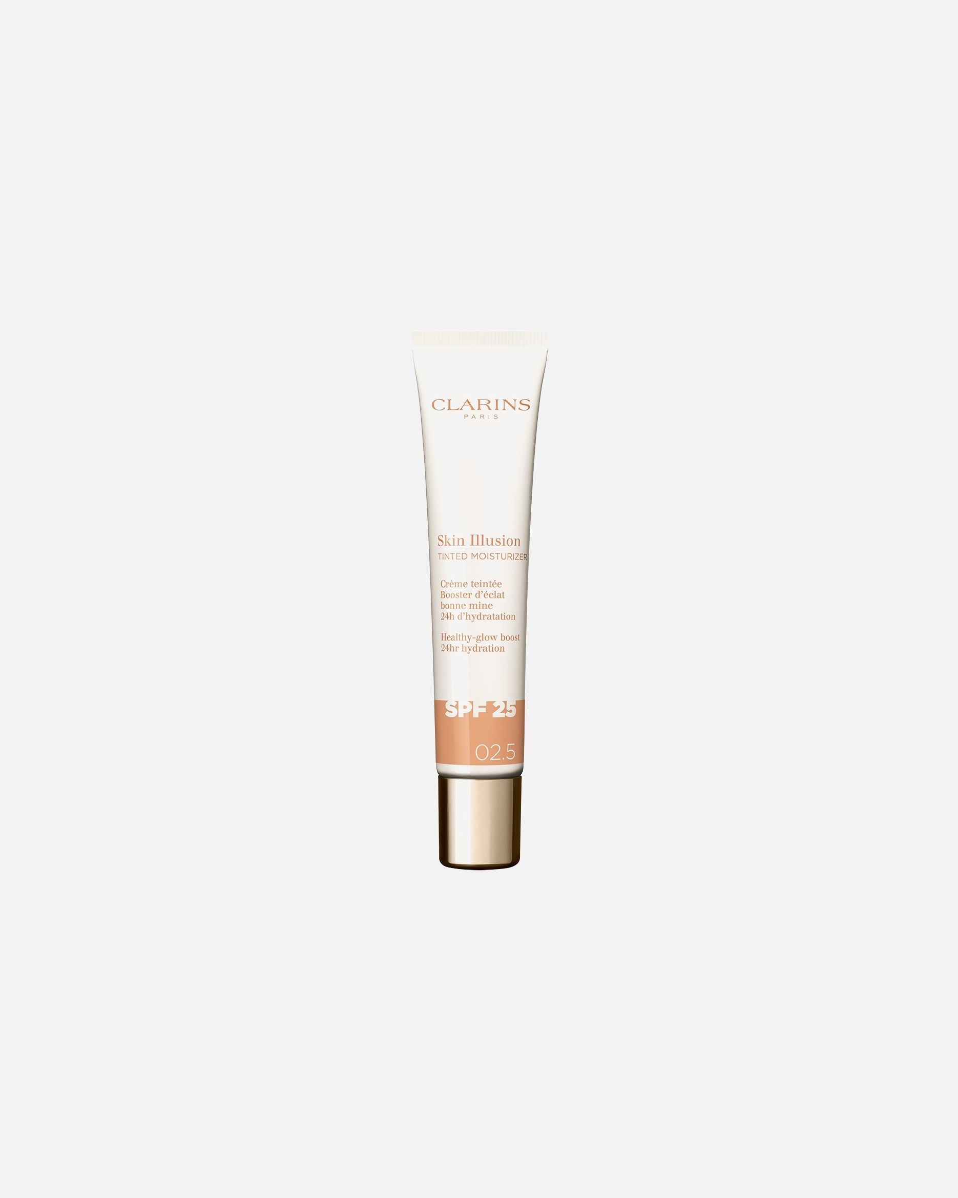 Crema BB pentru Unisex Clarins Skin Illusion Tinted Moisturizer SPF 25 02.5