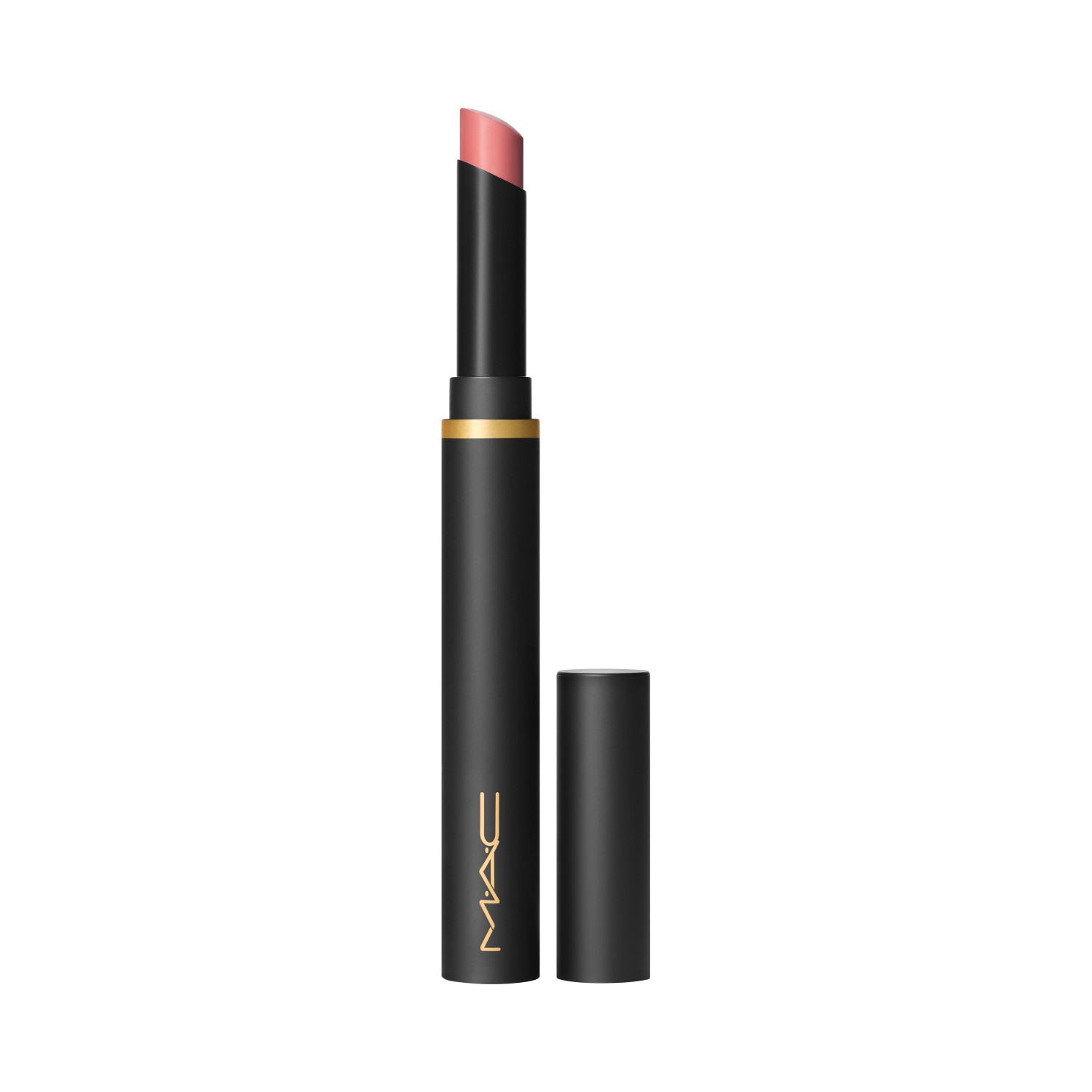 Ruj pentru MAC Powder Kiss Velvet Blur Slim Stick Peppery Pink