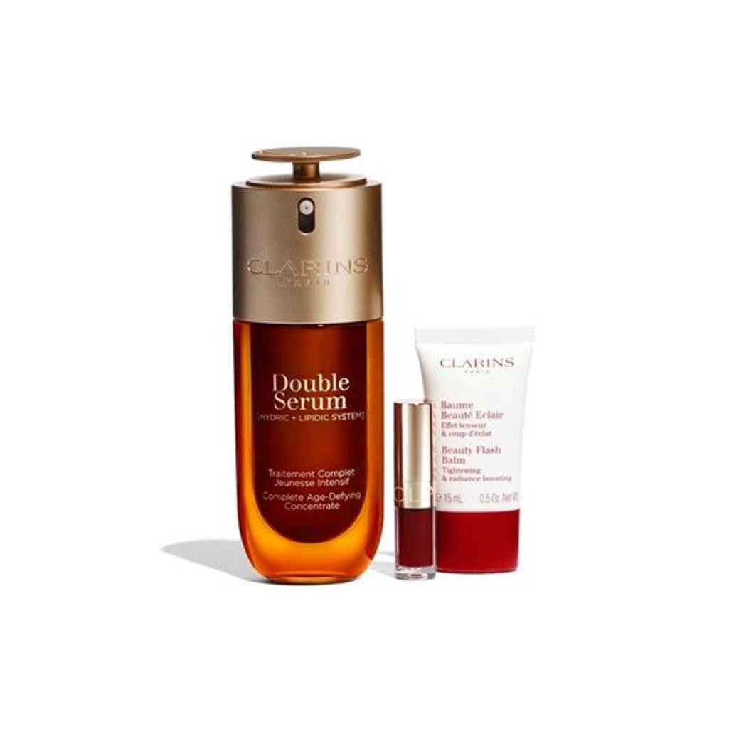 Set pentru ingrijirea faciala pentru Clarins Double Serum Iconic Collection Gift Set 1 buc.
