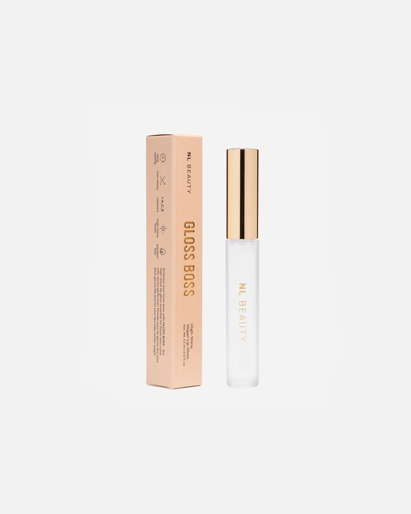 Gloss de buze pentru Unisex NL Beauty Gloss Boss LIMITLESS