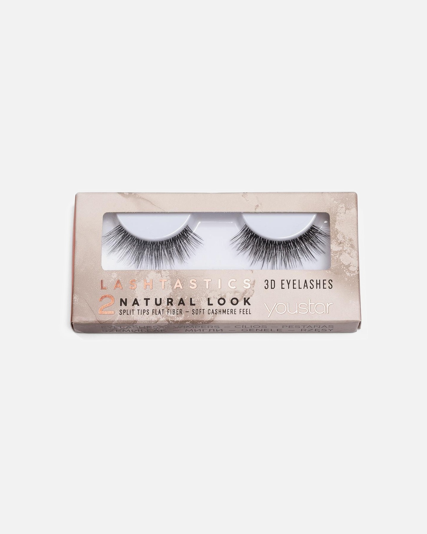 Gene false pentru Femei youstar Lashtastics 3D Eyelashes Natural Look 1 1 buc.
