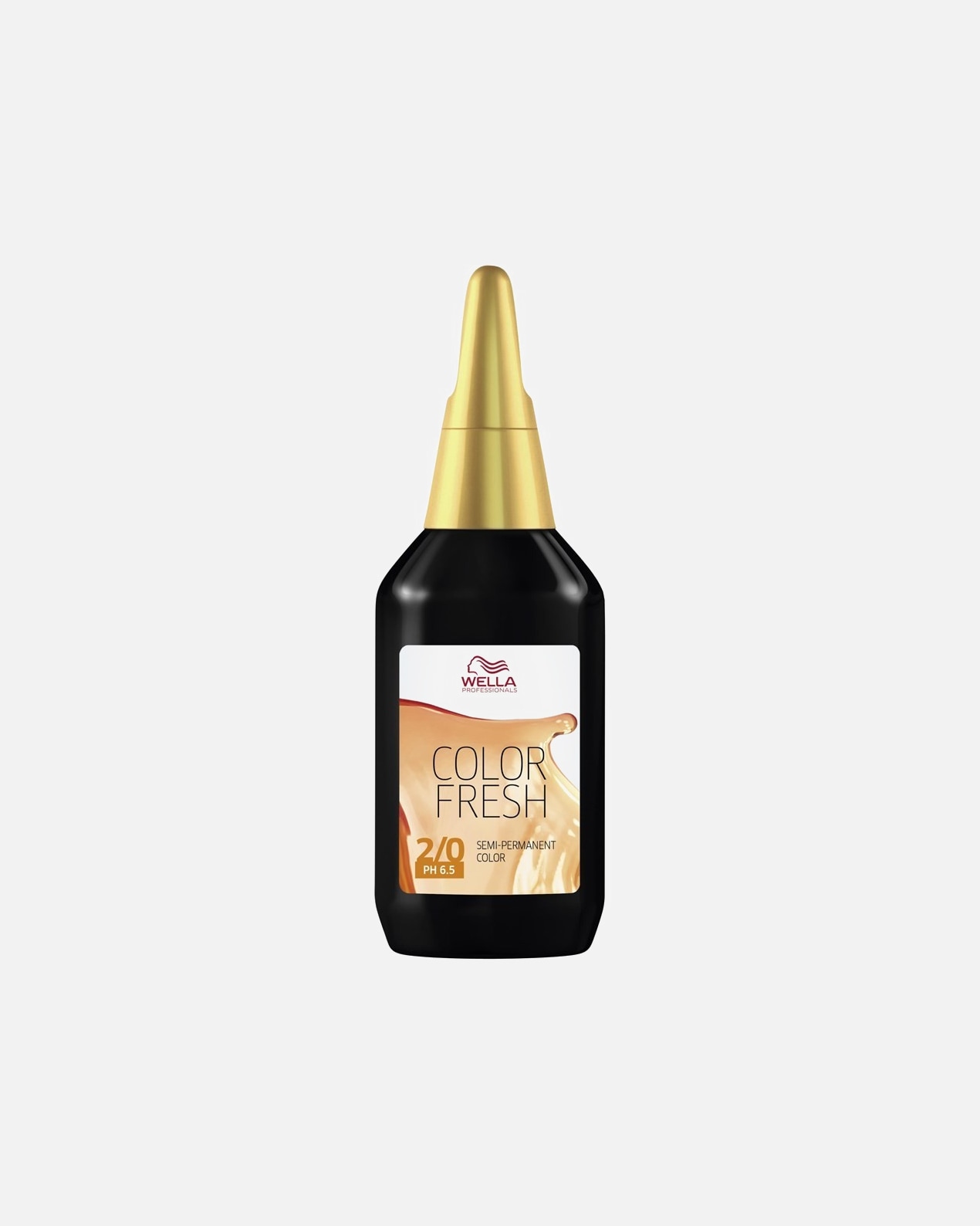 Vopsea nuantatoare par pentru Unisex Wella Professionals Semi-Permanent Color Nr. 2/0 Negru