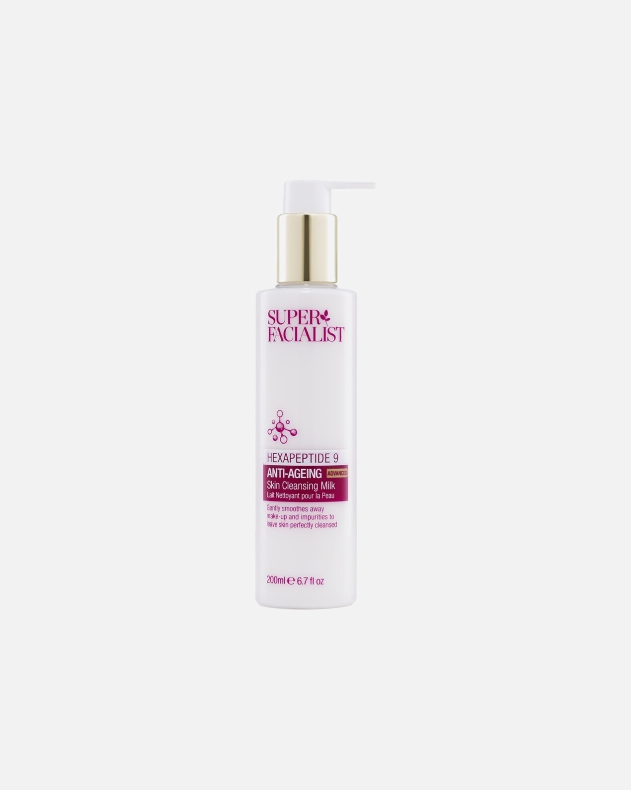 Lapte demachiant pentru Unisex Super Facialist Hexapeptide 9 Anti-Ageing Advanced Skin Cleansing Milk 200 ml