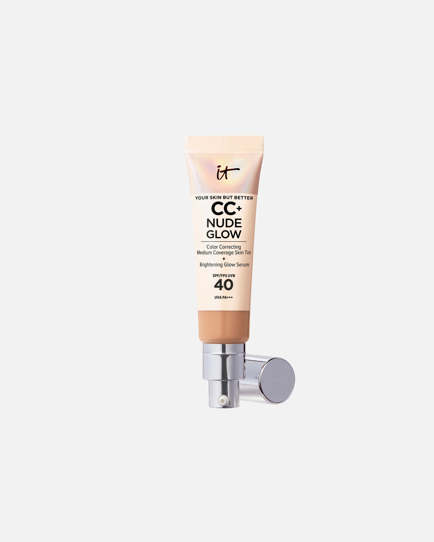 Crema corectoare pentru Unisex IT Cosmetics Your Skin But Better CC+ Nude Glow SPF 40 Medium Tan