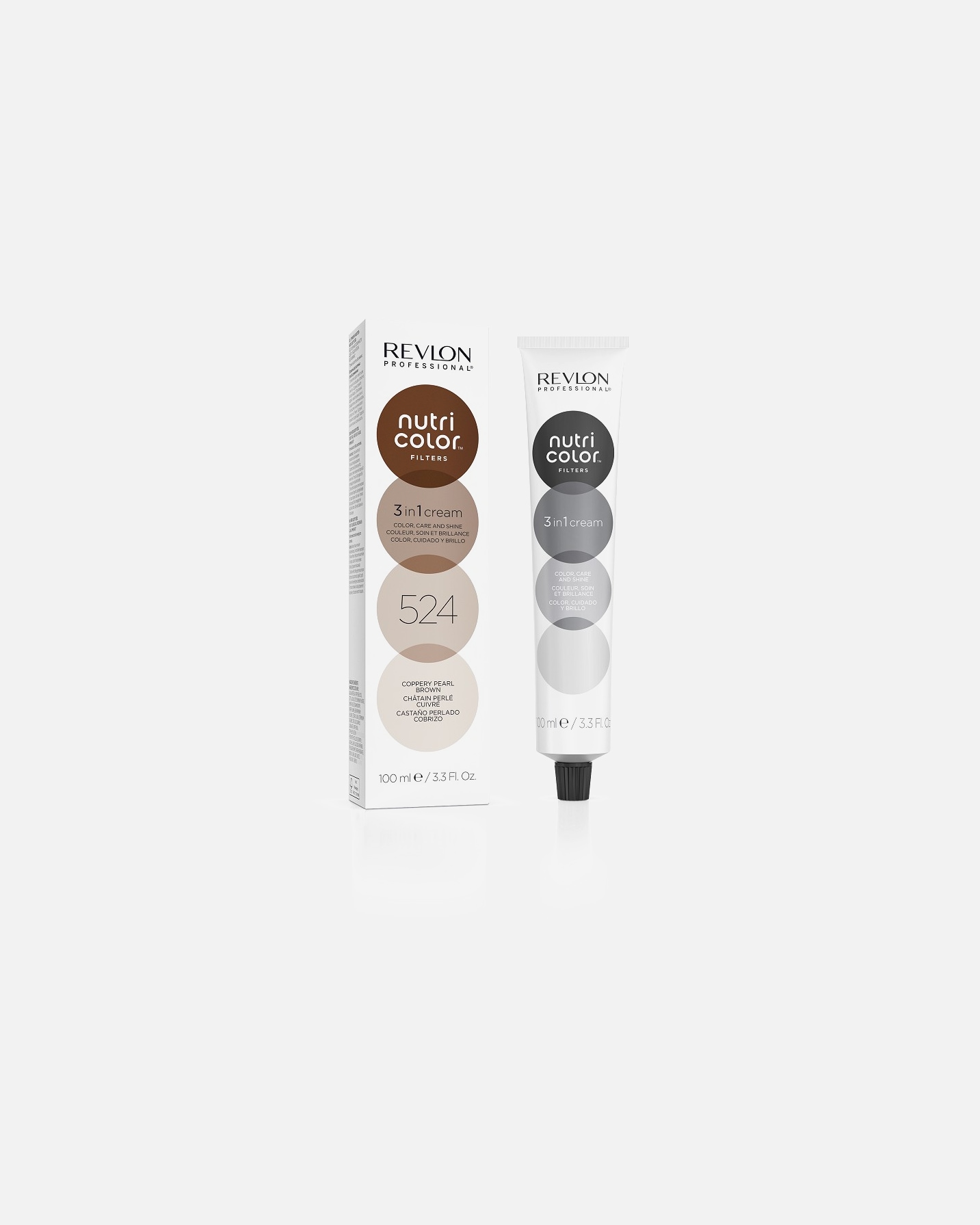 Vopsea nuantatoare par pentru Unisex 3 in 1 Cream Nr. 524