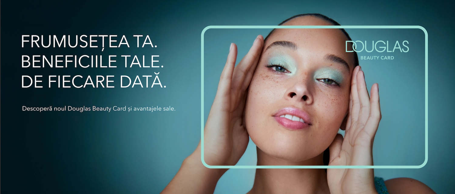 Frumusețea ta, beneficiile tale, de fiecare dată. Descoperă noul Douglas Beauty Card și avantajele sale.