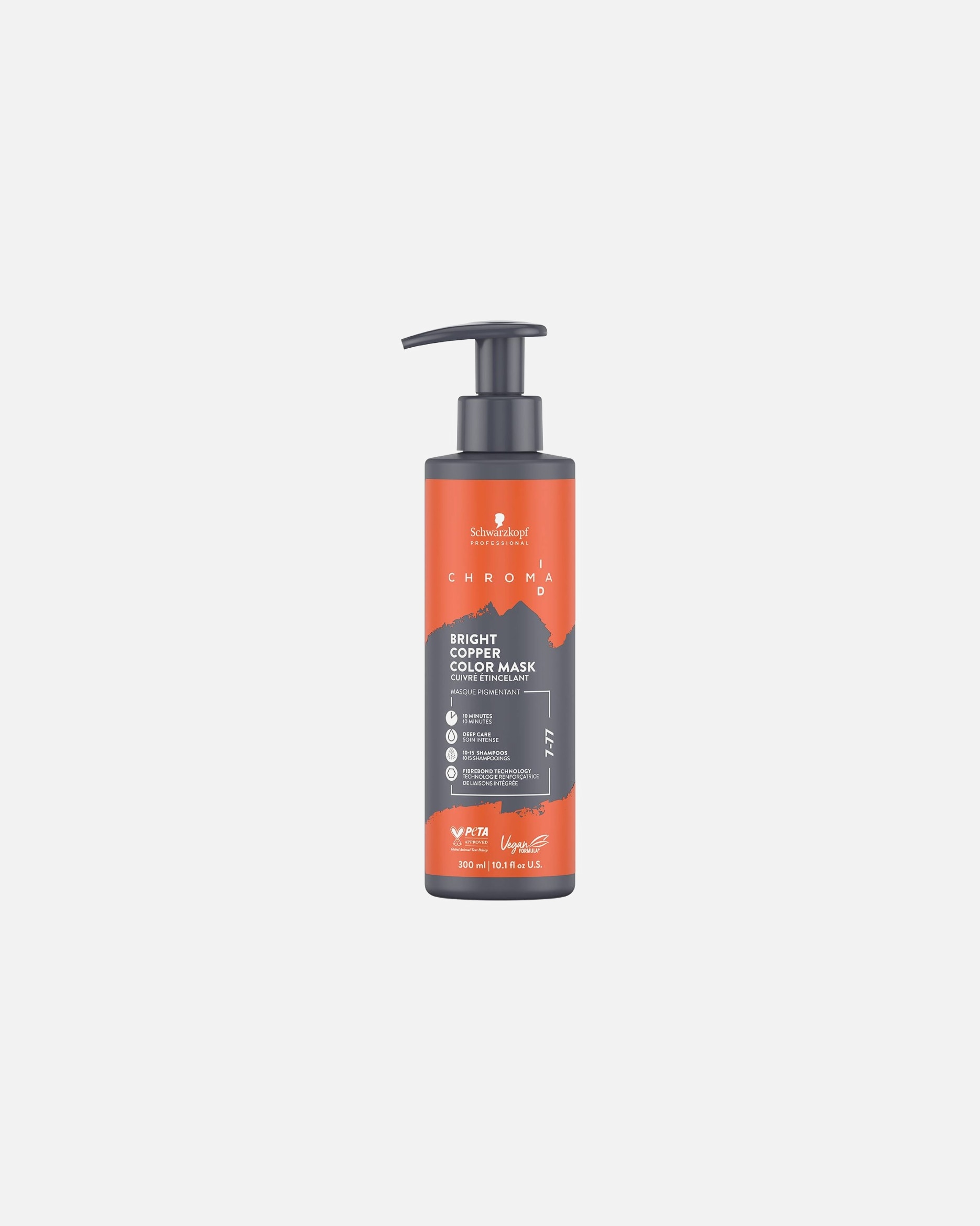 Vopsea nuantatoare par pentru Unisex Schwarzkopf Professional Chroma ID Bonding Color Mask 7-77 300 ml 300 ml