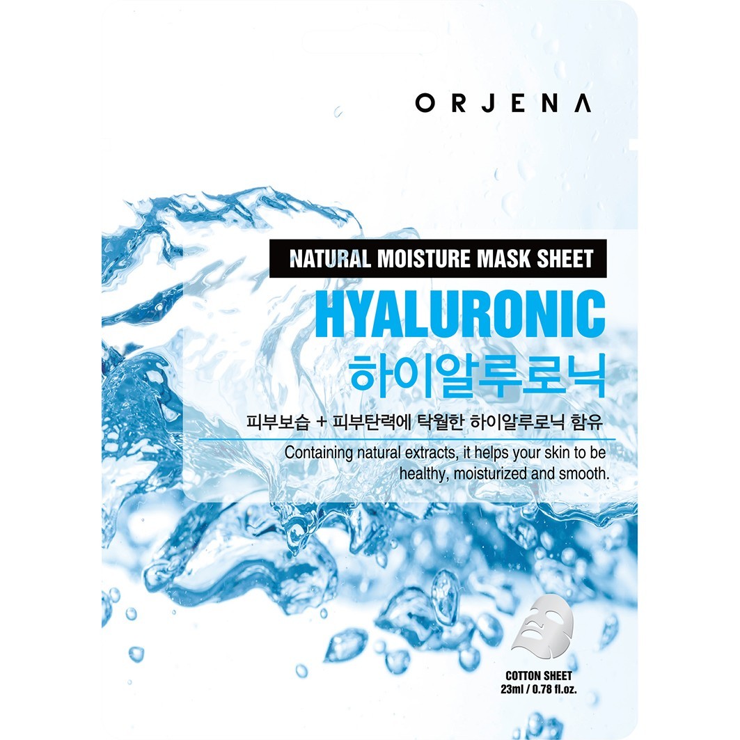 Masca tip folie pentru Orjena Natural Moisture Sheet Mask – Hyaluronic 23 ml