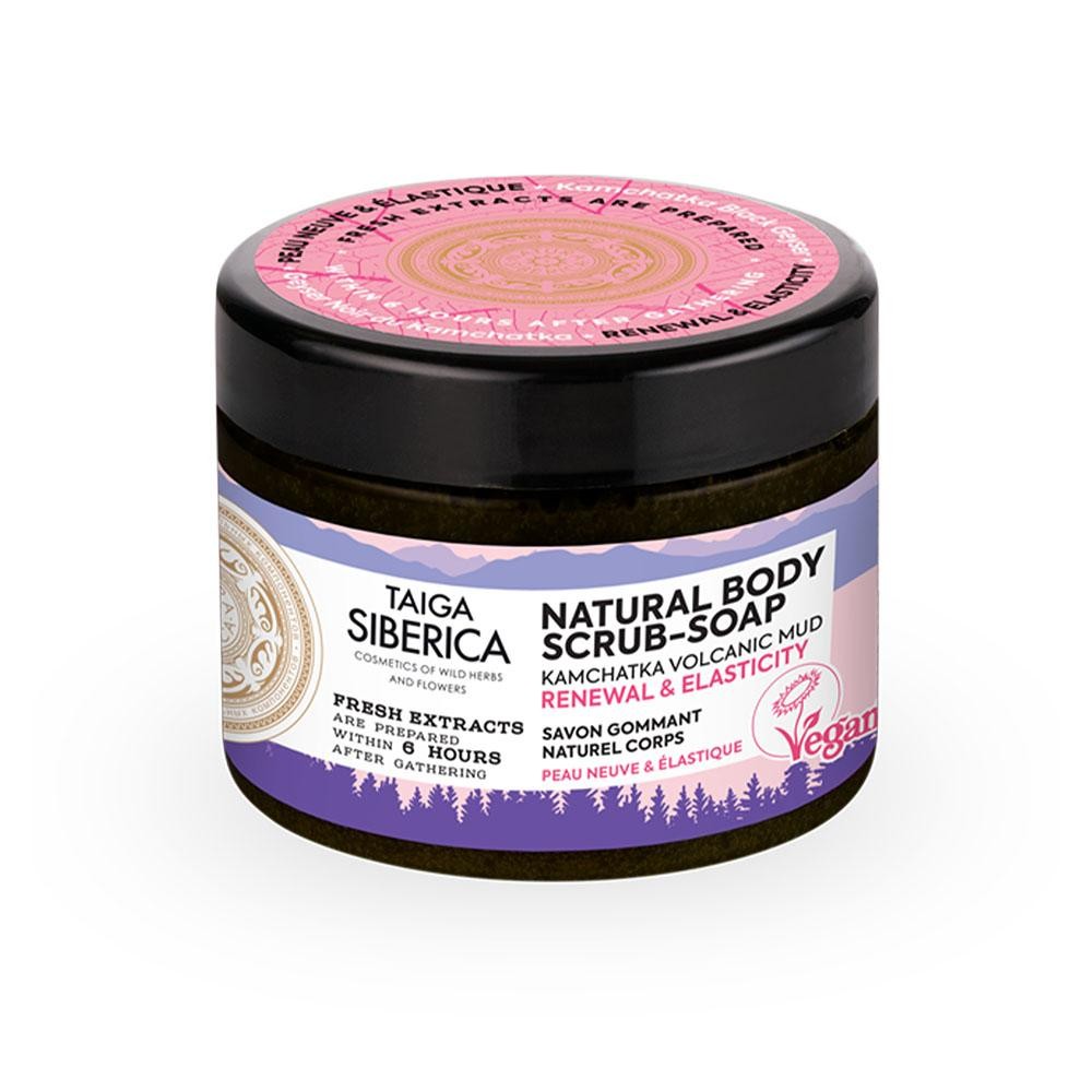 Peeling corporal pentru Natura Siberica Natural Body Scrub-Soap 300 ml