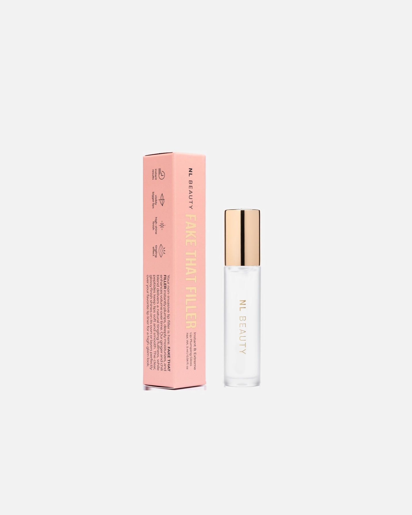 Plumper buze pentru Unisex NL Beauty Fake That Filler CLEAR
