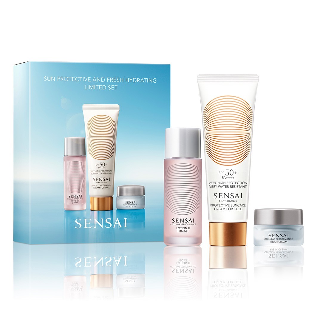 Set pentru ingrijirea faciala pentru SENSAI Sensai Silky Bronze Sun Protective and Fresh Hydrating LTD 1 buc.