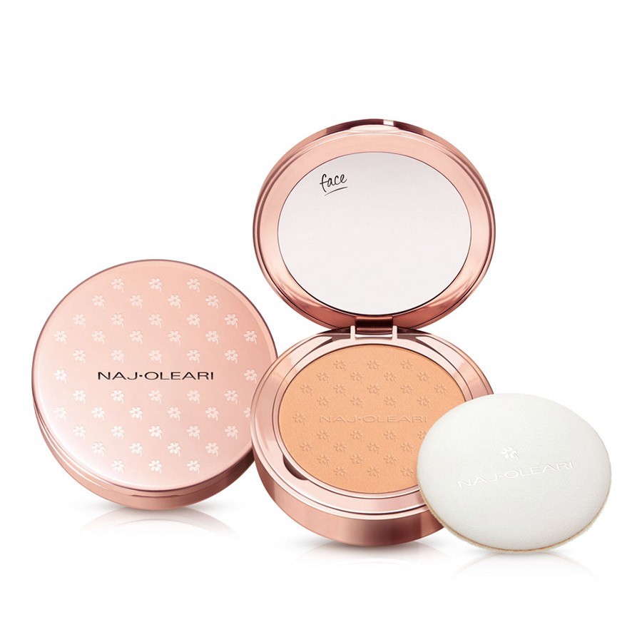 Pudra pentru Naj Oleari Skin Caress Pressed Powder 02 - Peach Pink